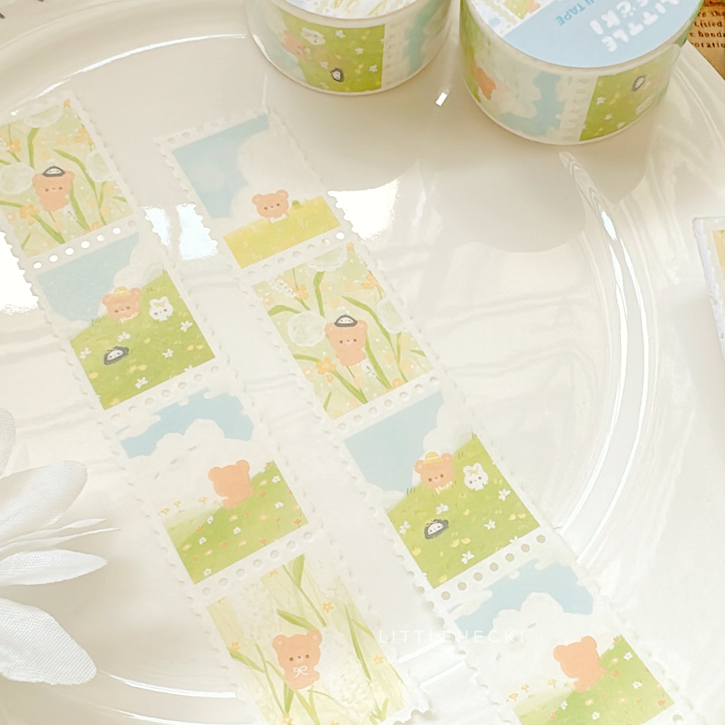 Clear Day Beary Stamp Washi Tape