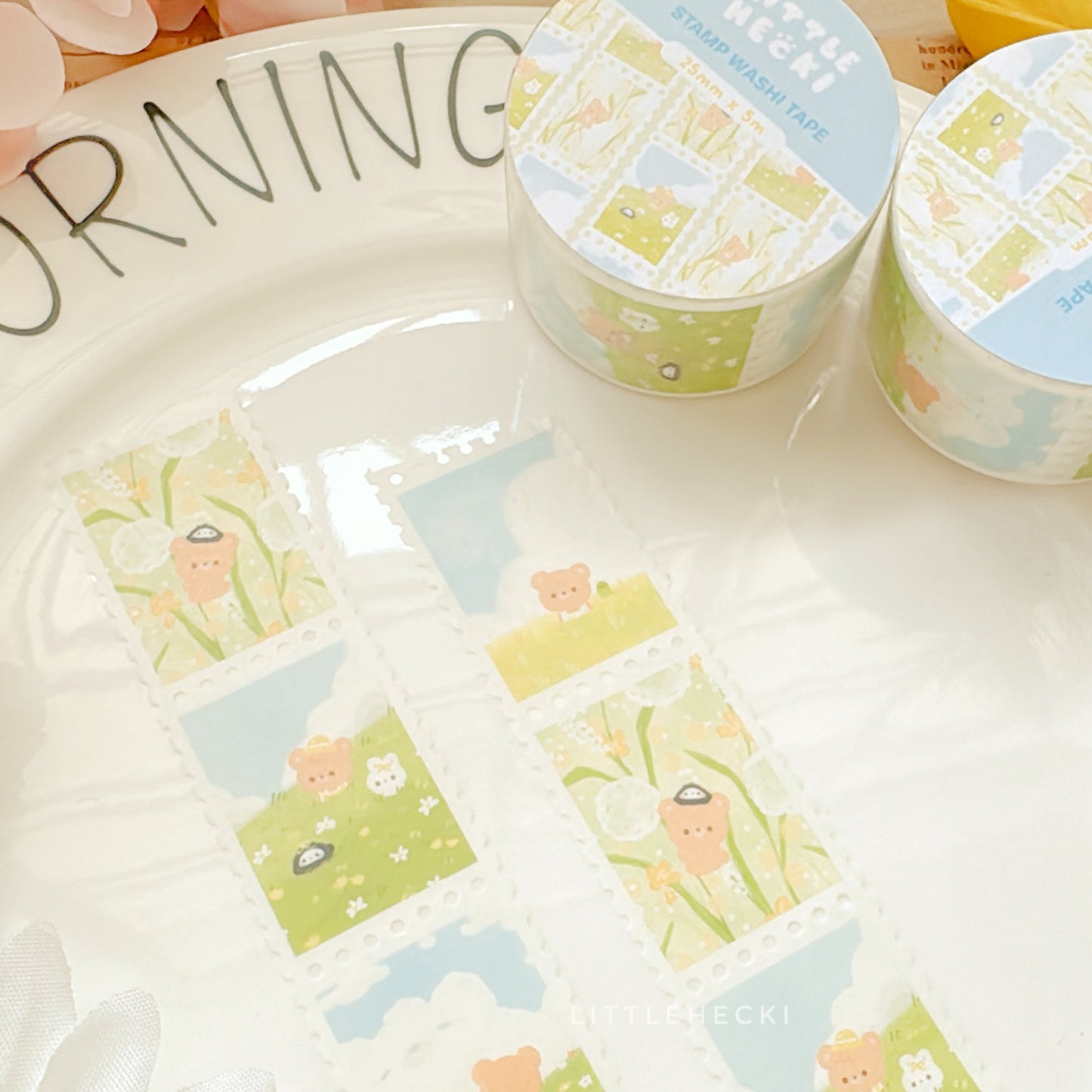 Clear Day Beary Stamp Washi Tape