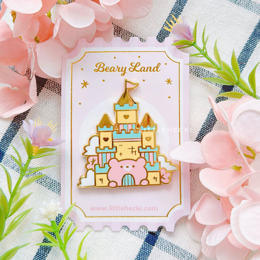 Beary's Castle Enamel Pin