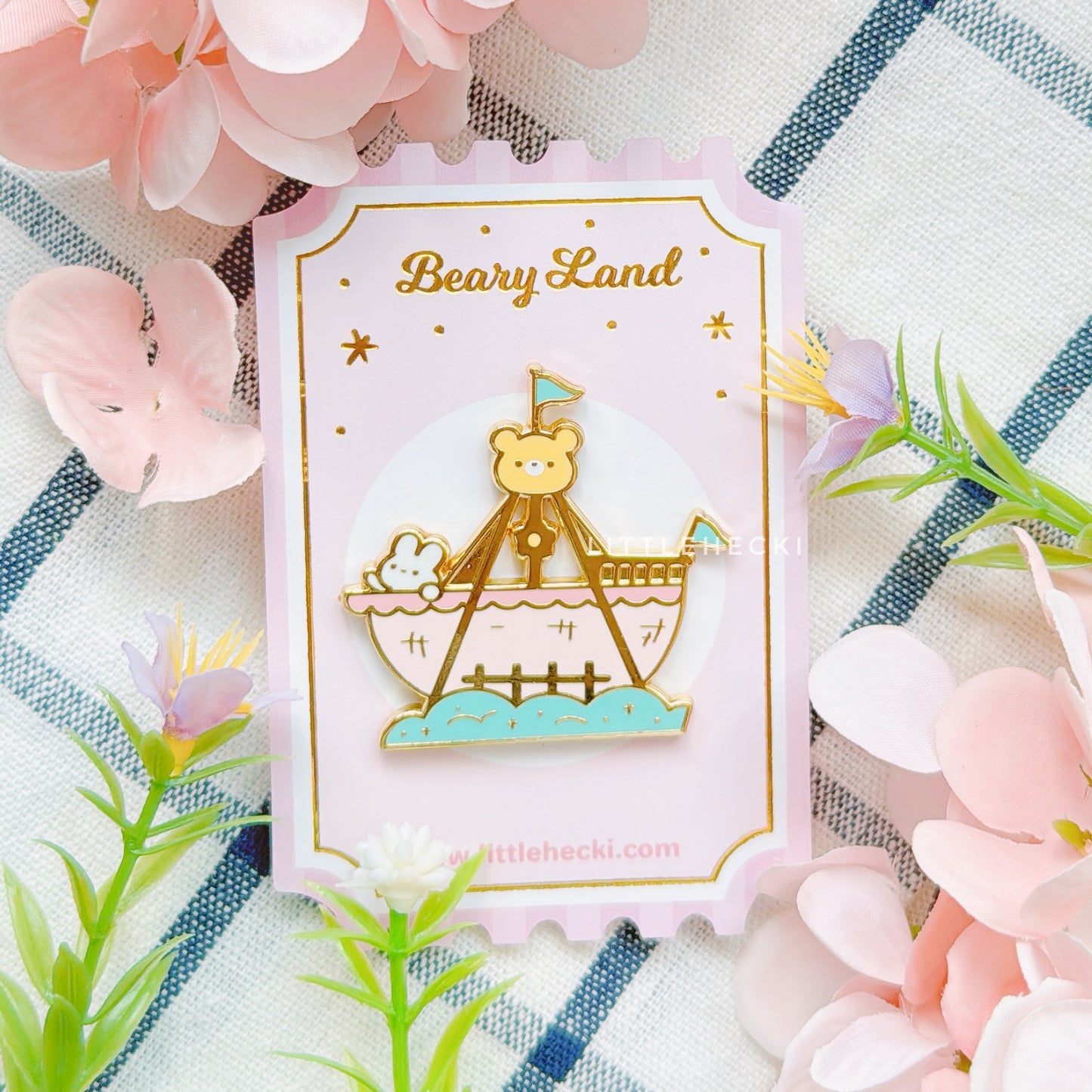 A Bunny's Voyage Enamel Pin