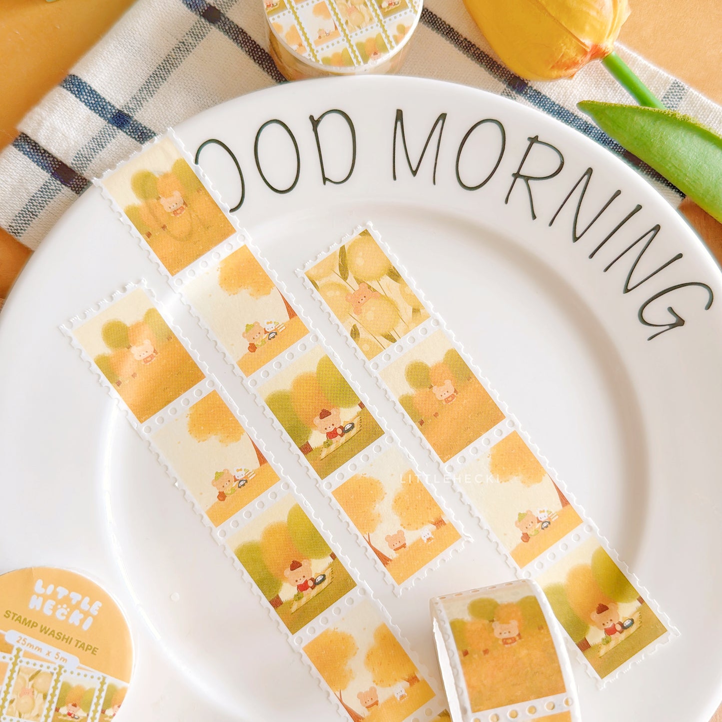 Fall Scenery Stamp Washi Tape