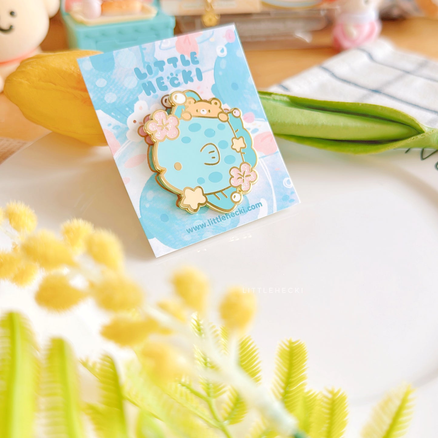 Mola Mola Enamel Pin