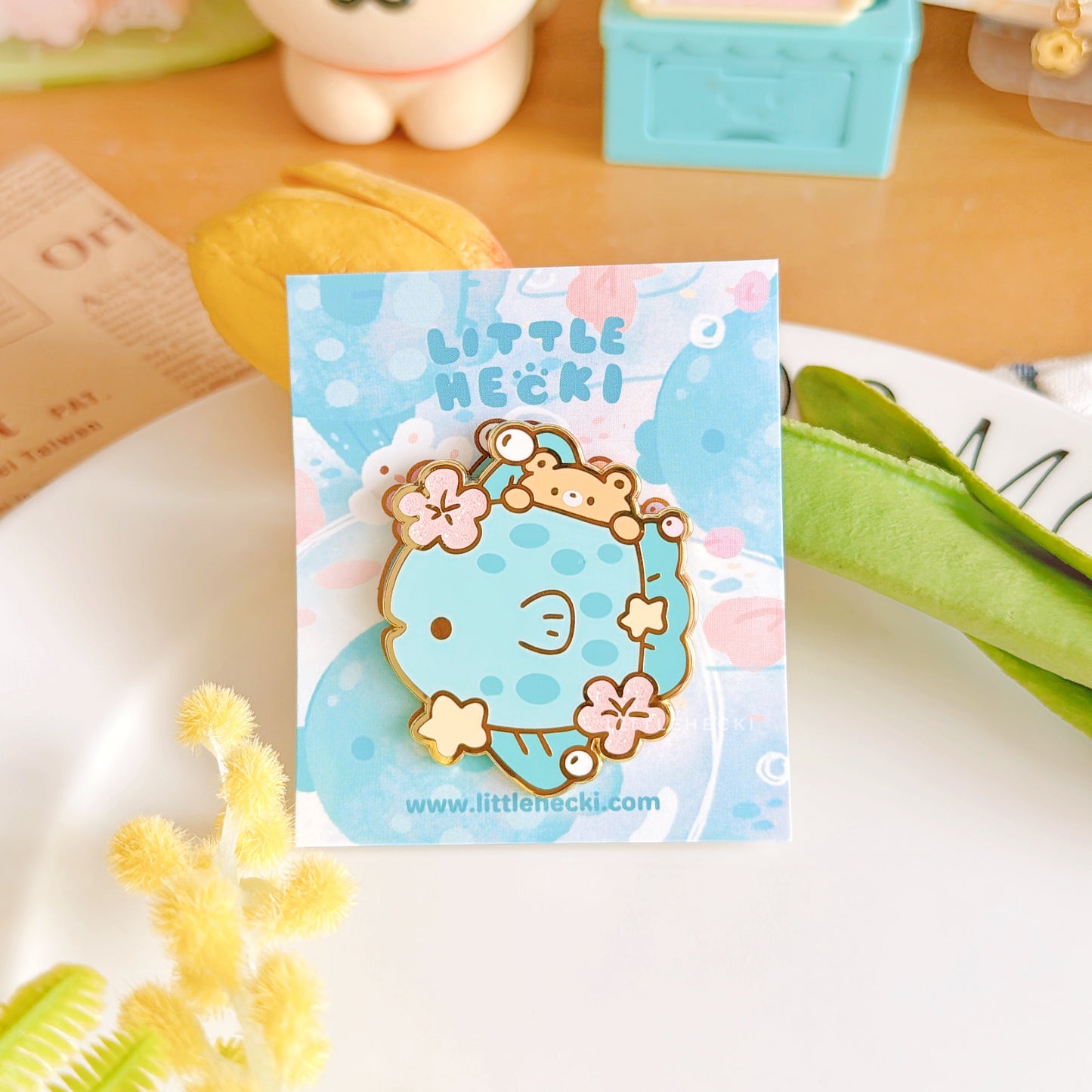 Mola Mola Enamel Pin