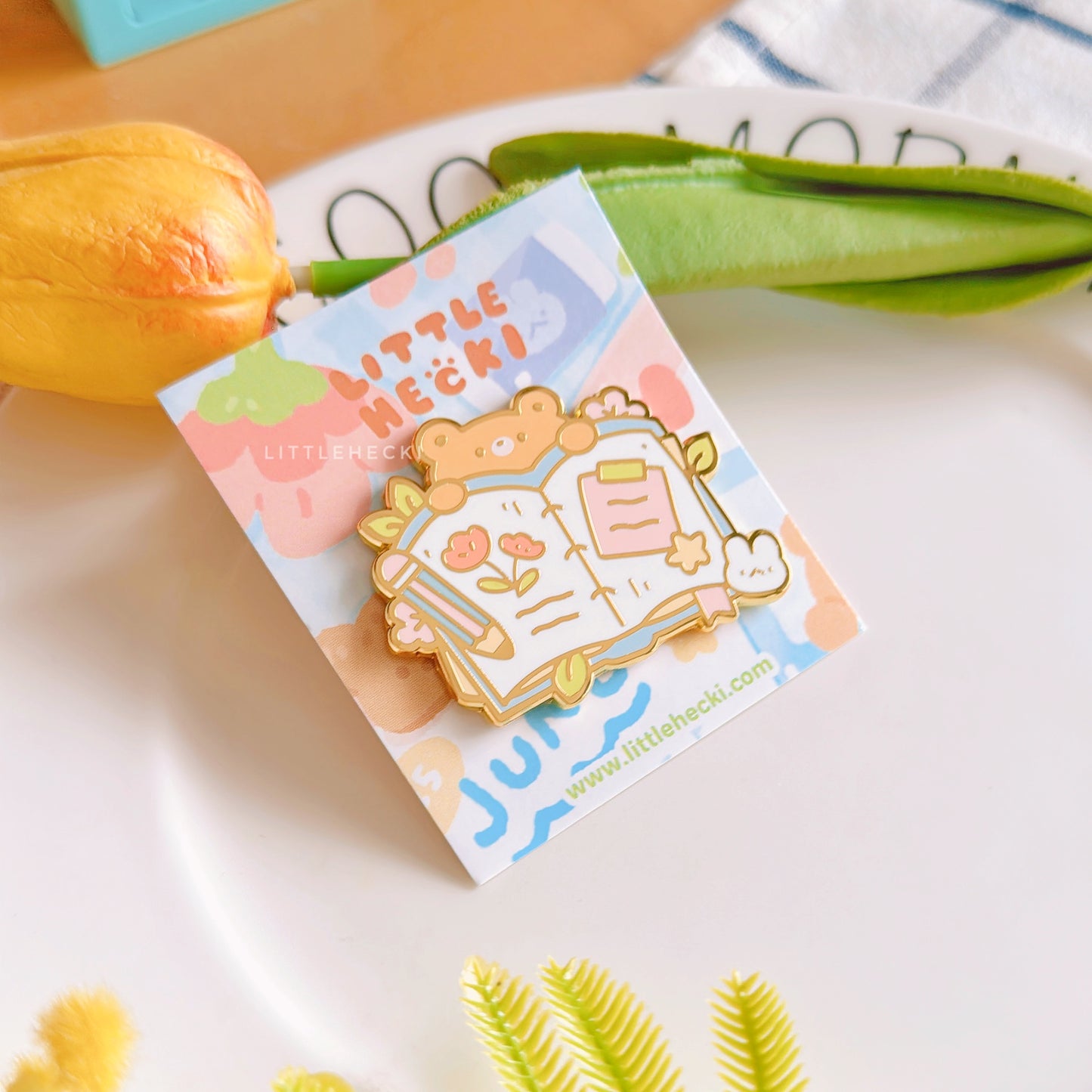 Bujo Beary Enamel Pin