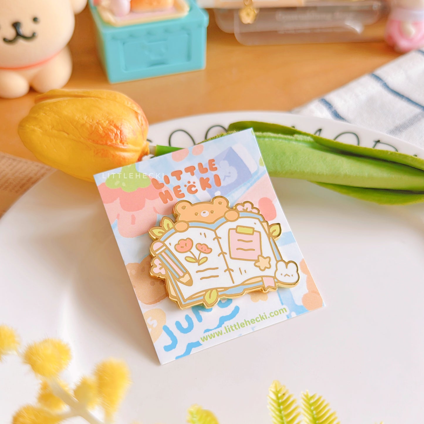 Bujo Beary Enamel Pin