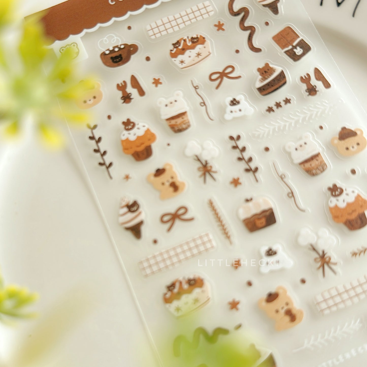 Cosy Cocoa Transparent Sticker Sheet