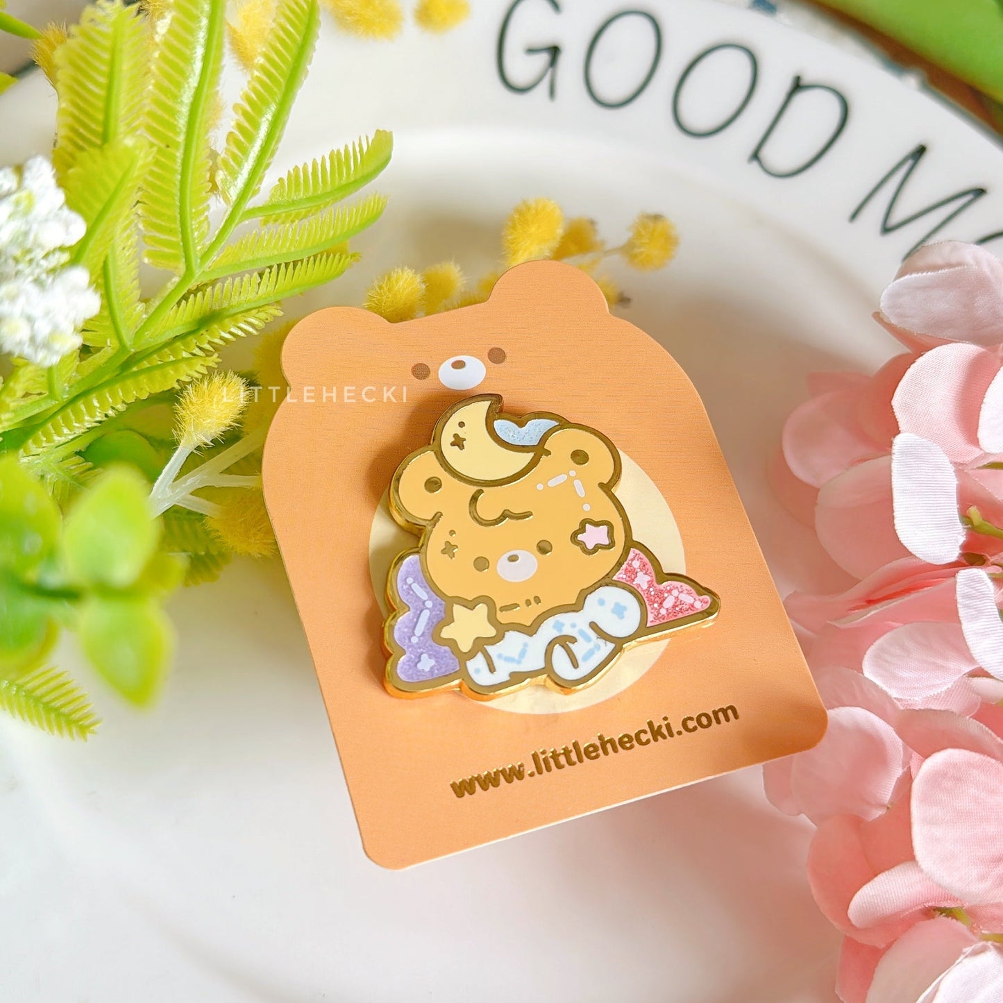 Celestial Beary Enamel Pin