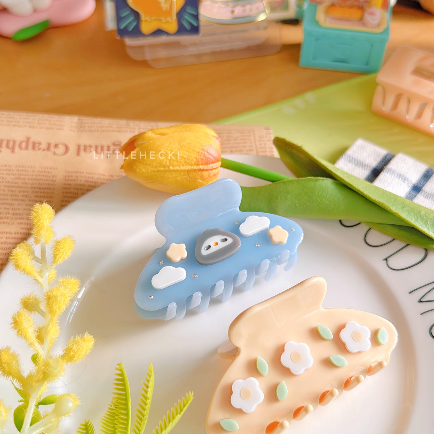 Daisy Beary Claw Clip