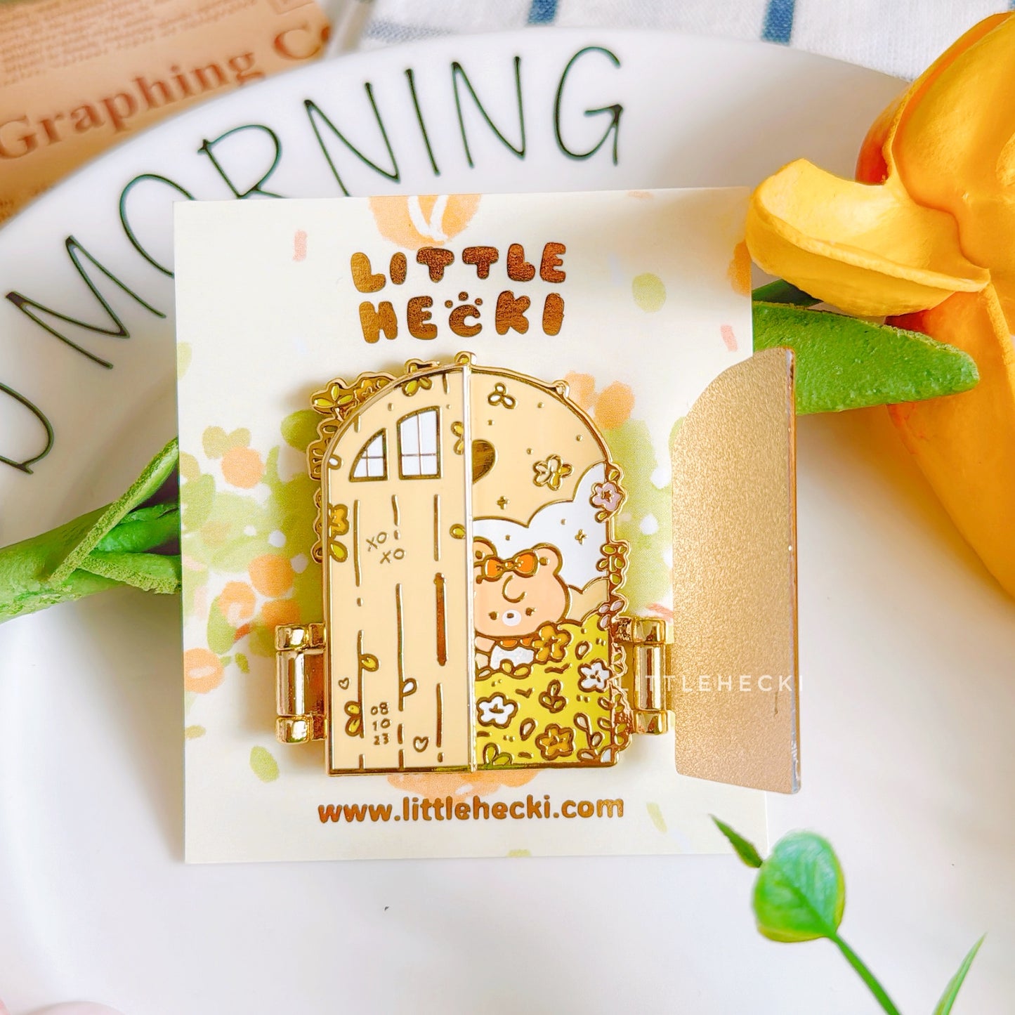 Wedding Beary Enamel Pin