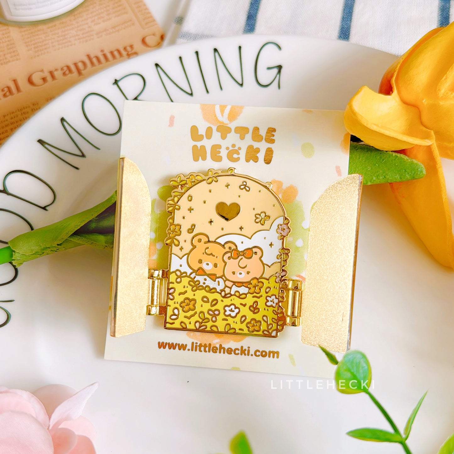 Wedding Beary Enamel Pin
