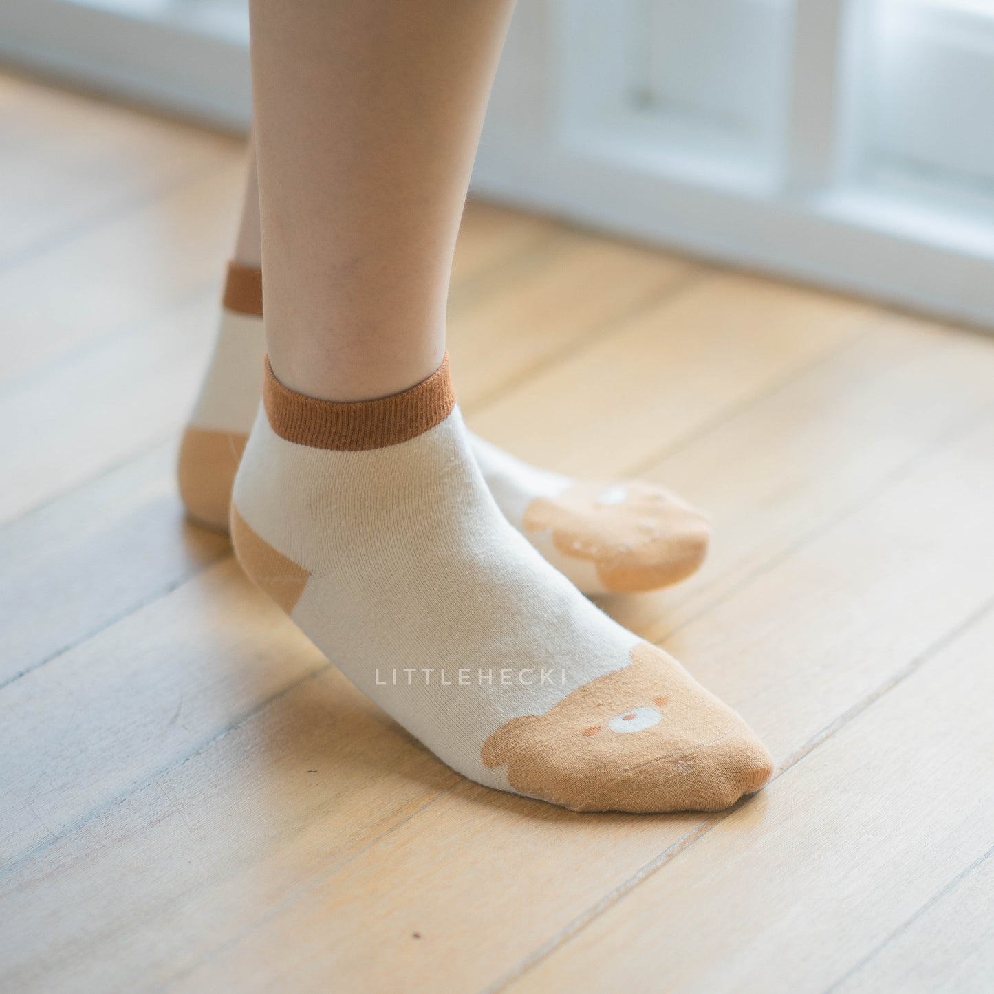 Peeky Beary Socks