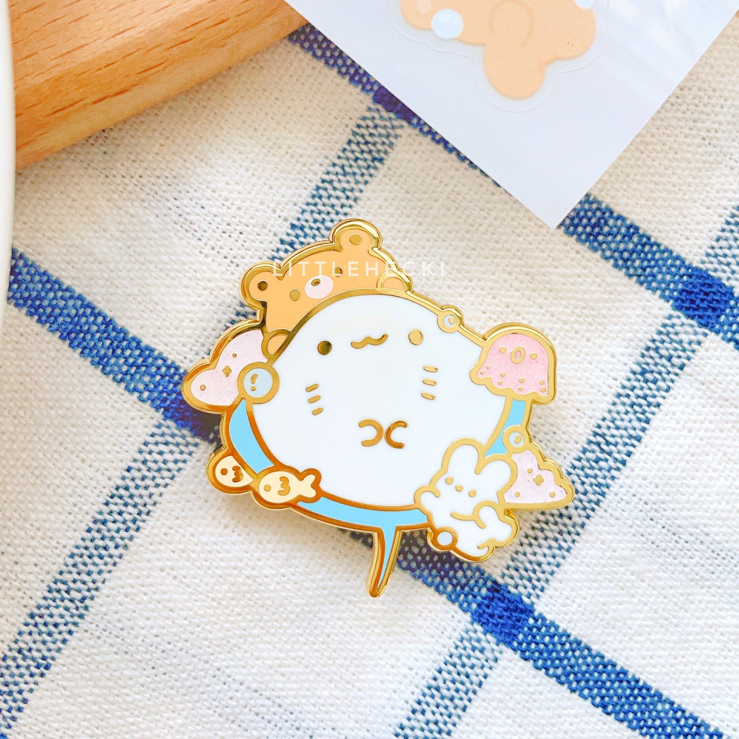 Happy Ray Enamel Pin