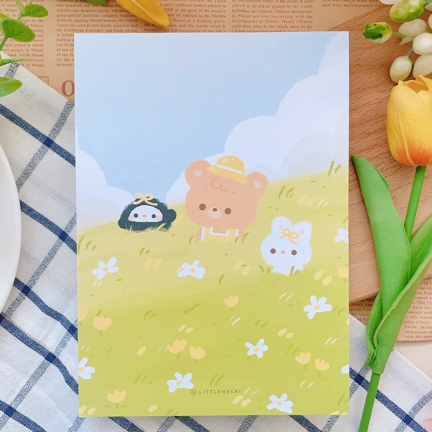 Beary's Family Print