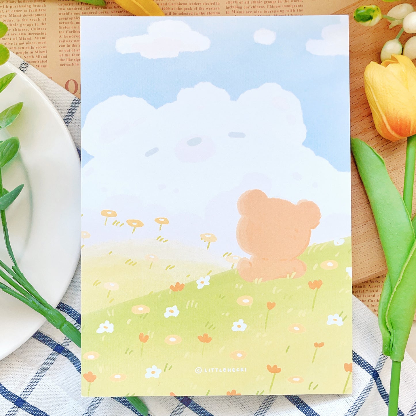 Beary Cloud Print