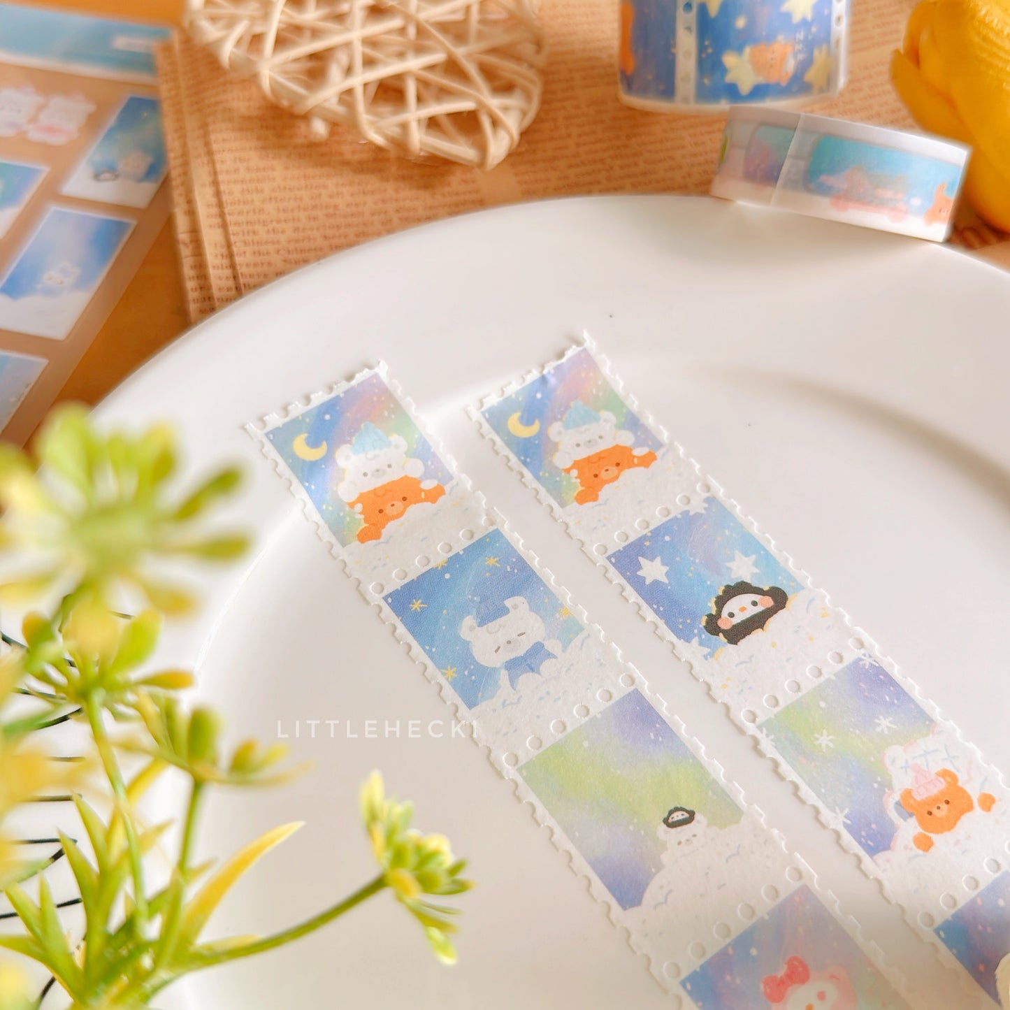 Northern Lights Stamp Washi Tape