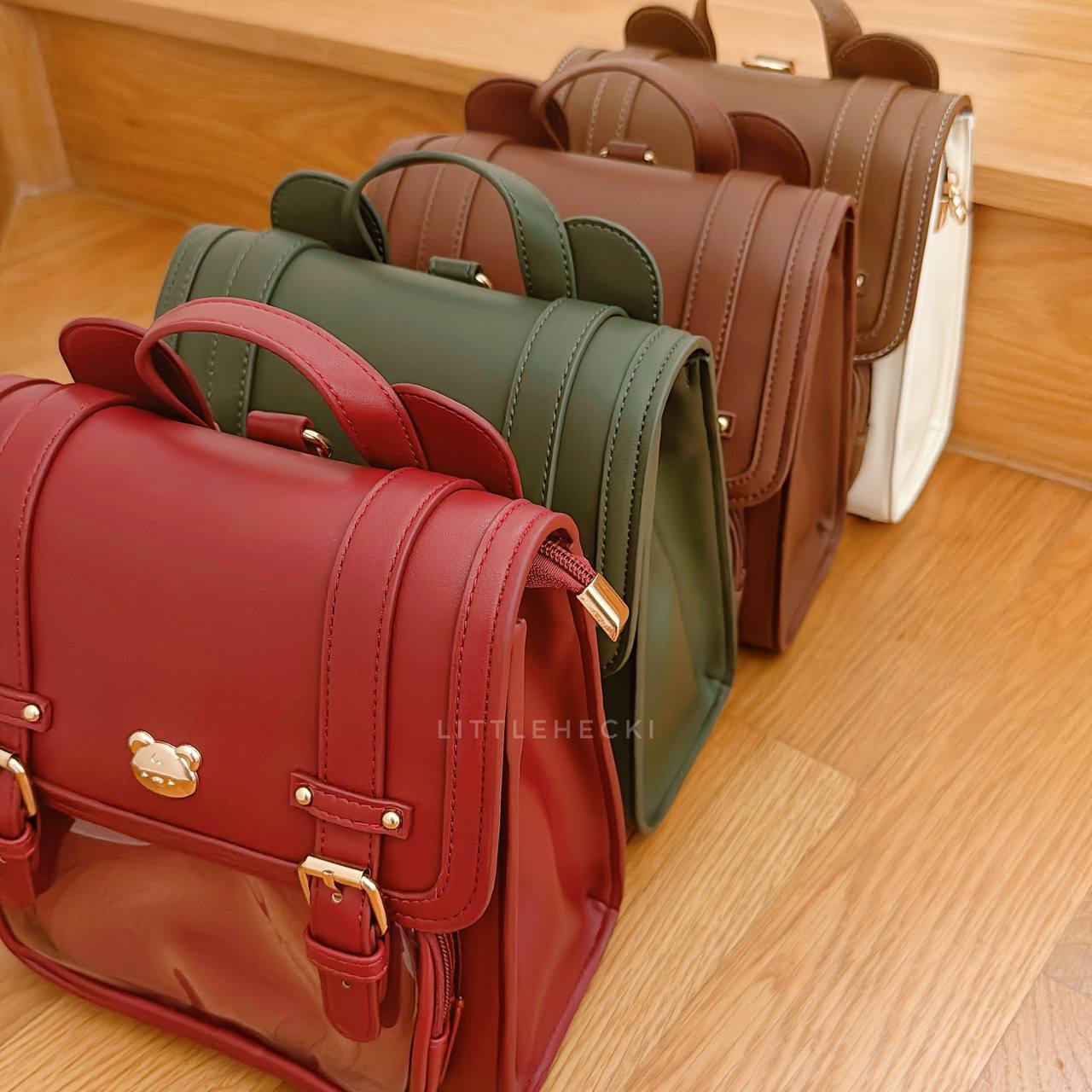 Brown/Beige Beary Ears Ita Bag (Fall Edition)