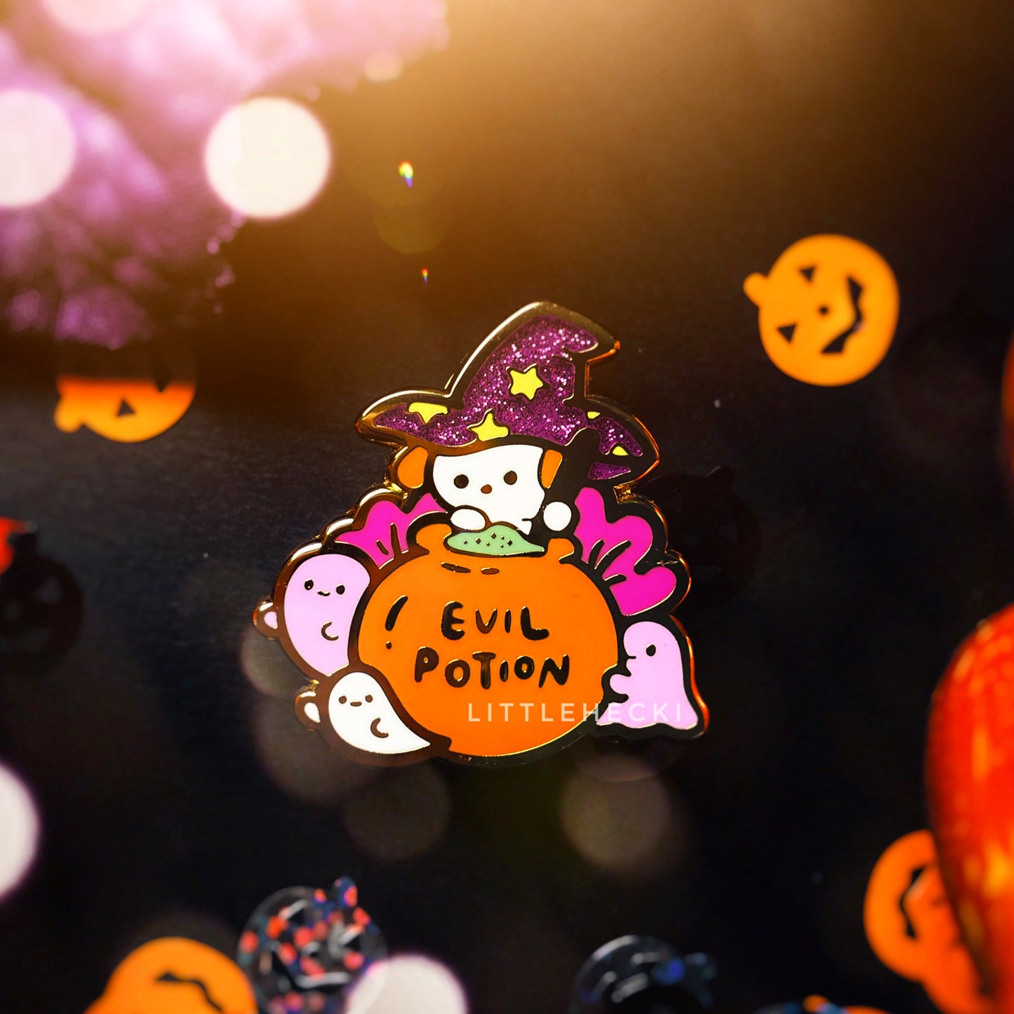 Bud and His Evil Potion Enamel Pin