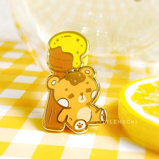 Honey Beary Enamel Pin
