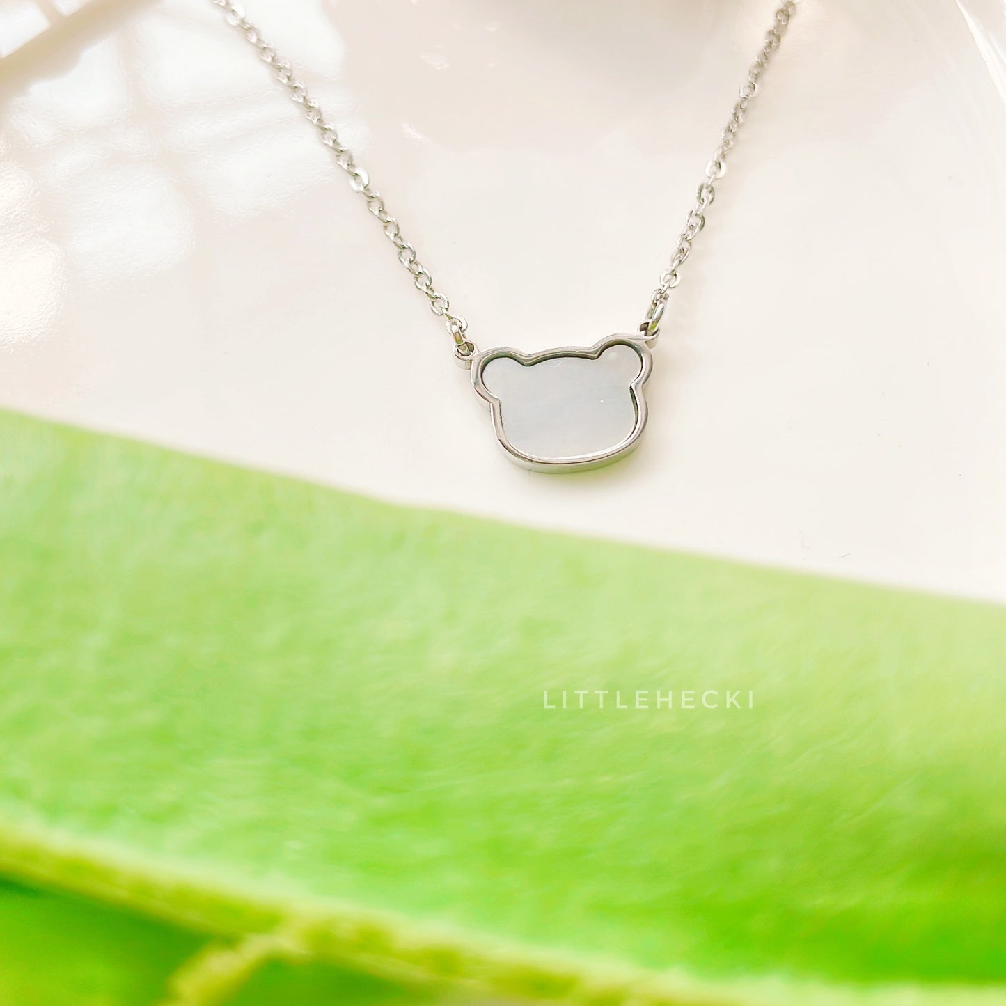 Beary Pearl Necklace