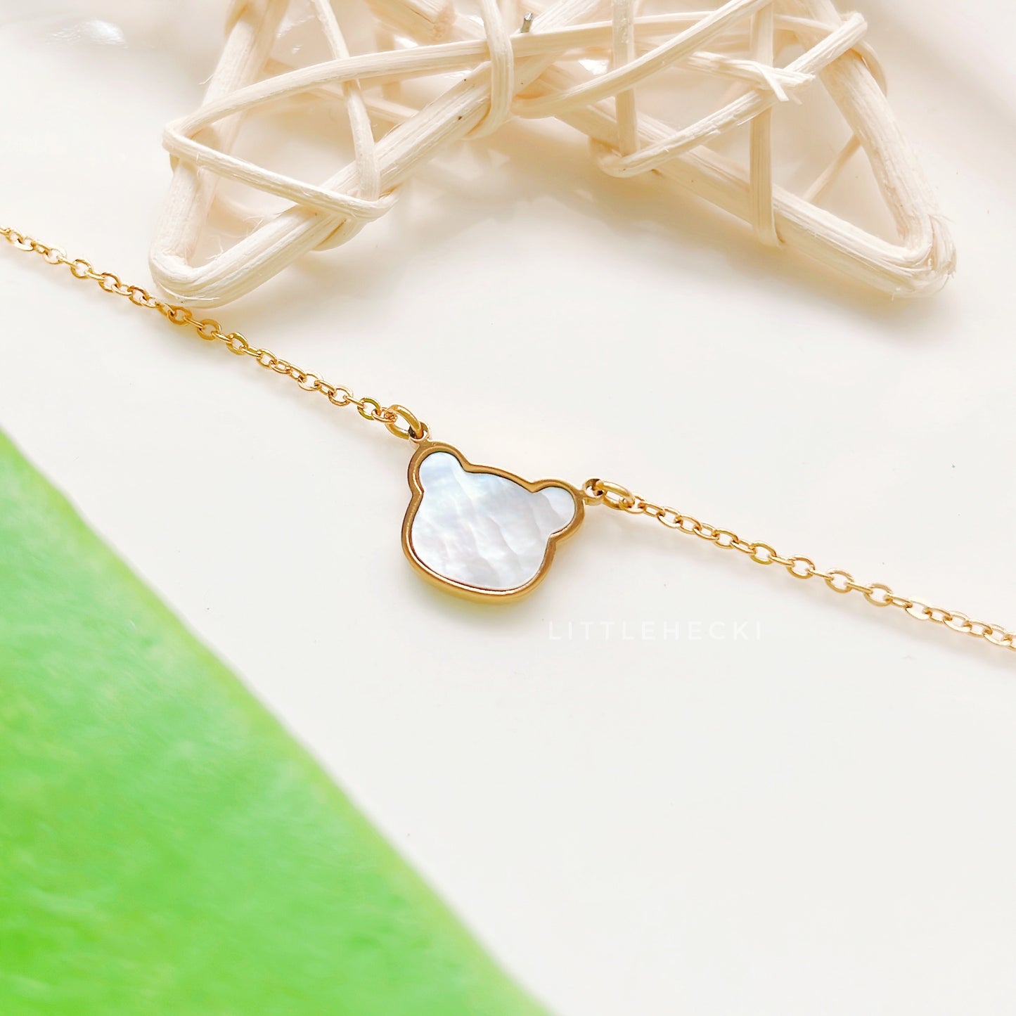Beary Pearl Necklace