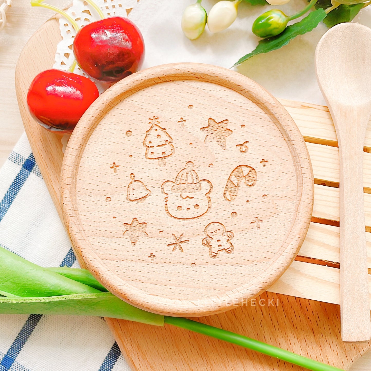 Festive Things Wooden Coasters