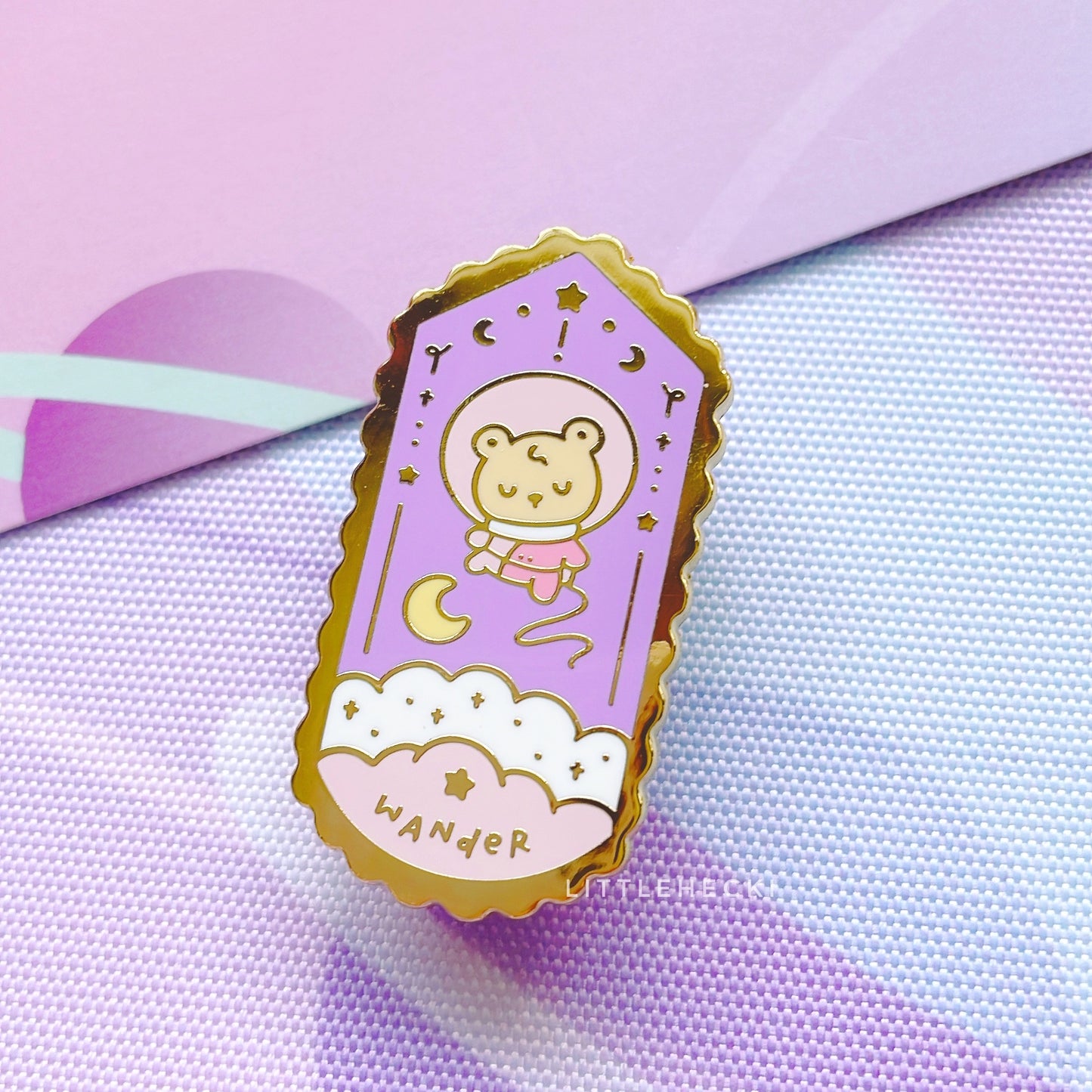 Wander Beary Enamel Pin