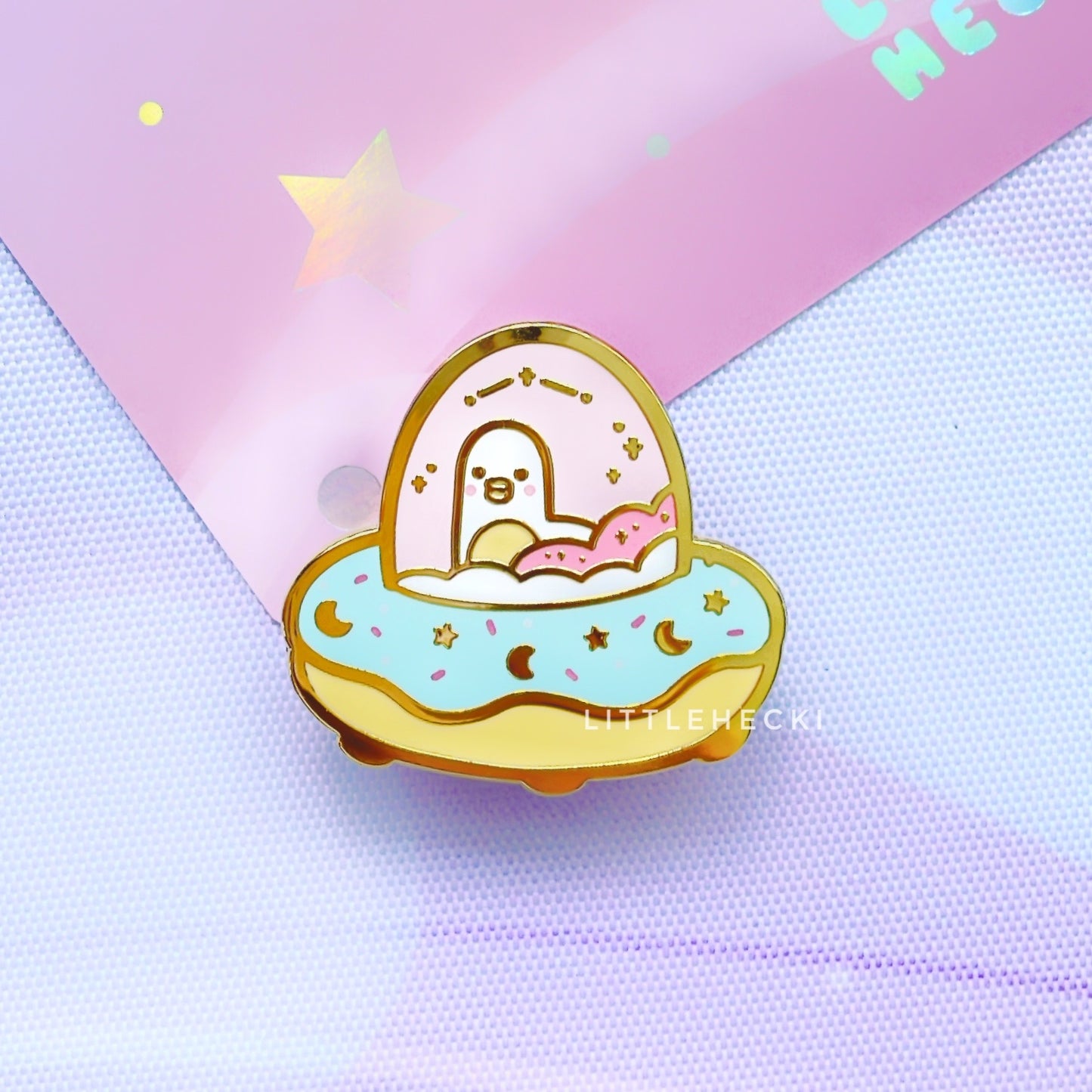 Donut the Duck Enamel Pin