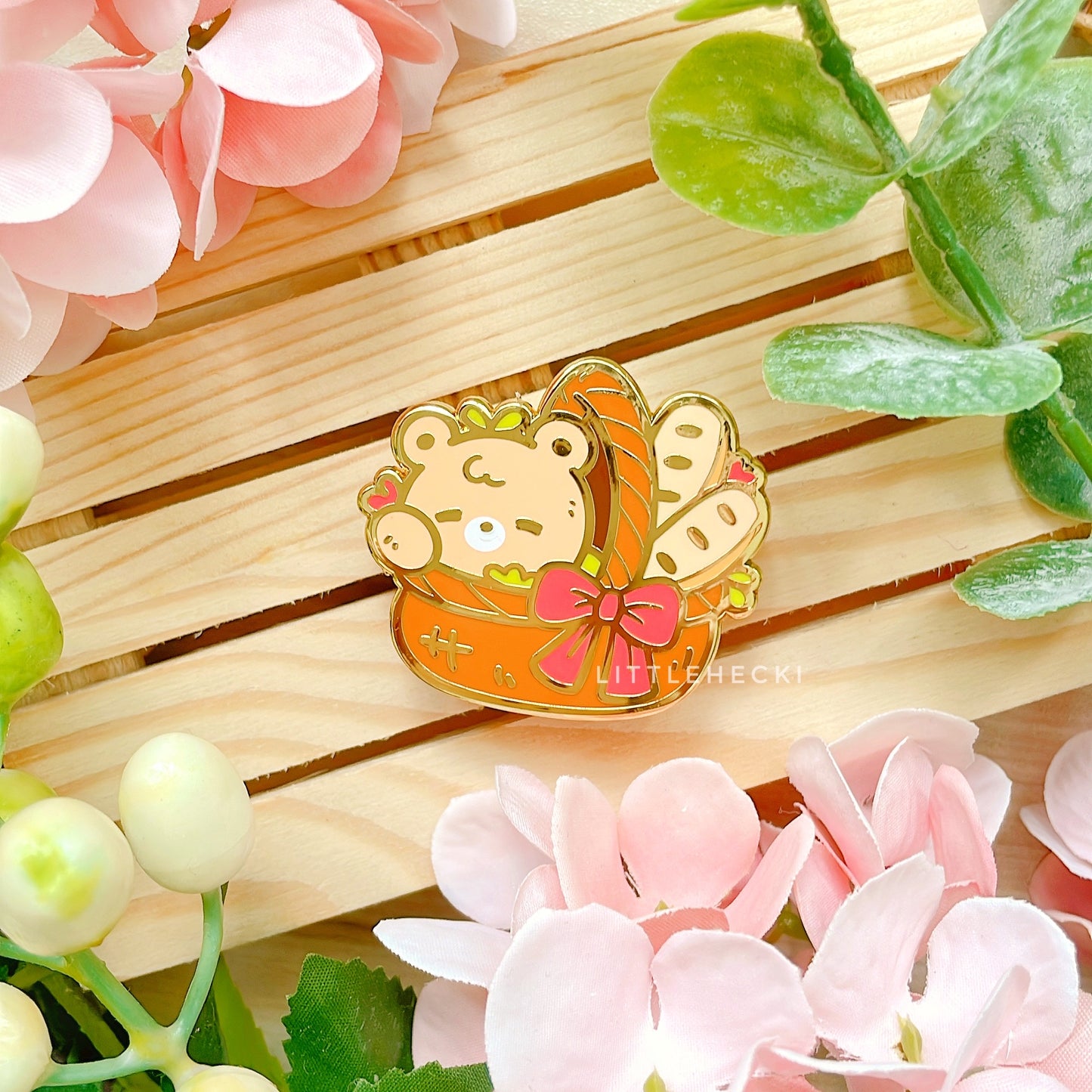 Bread Basket Enamel Pin