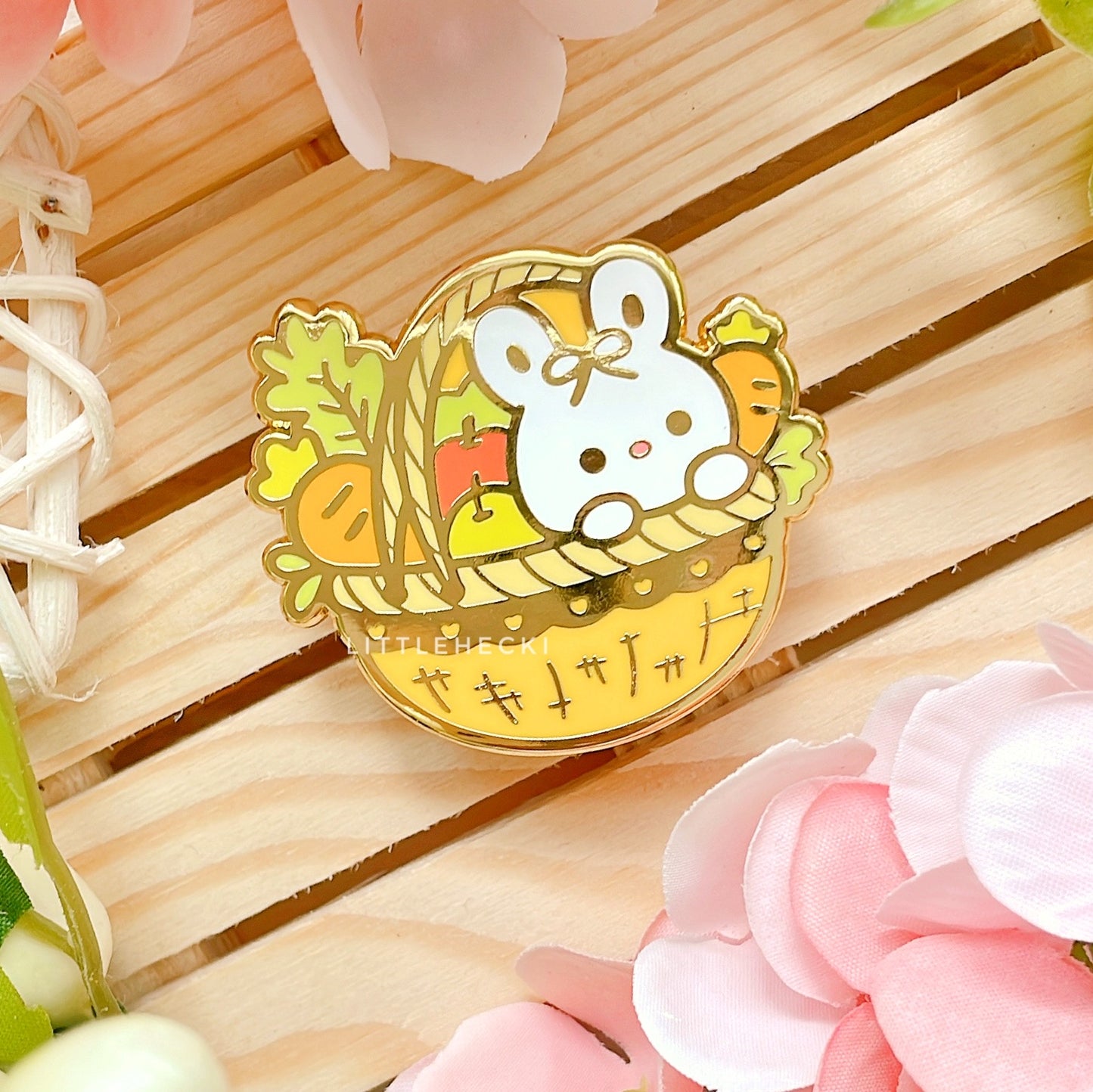 Veggies Basket Enamel Pin
