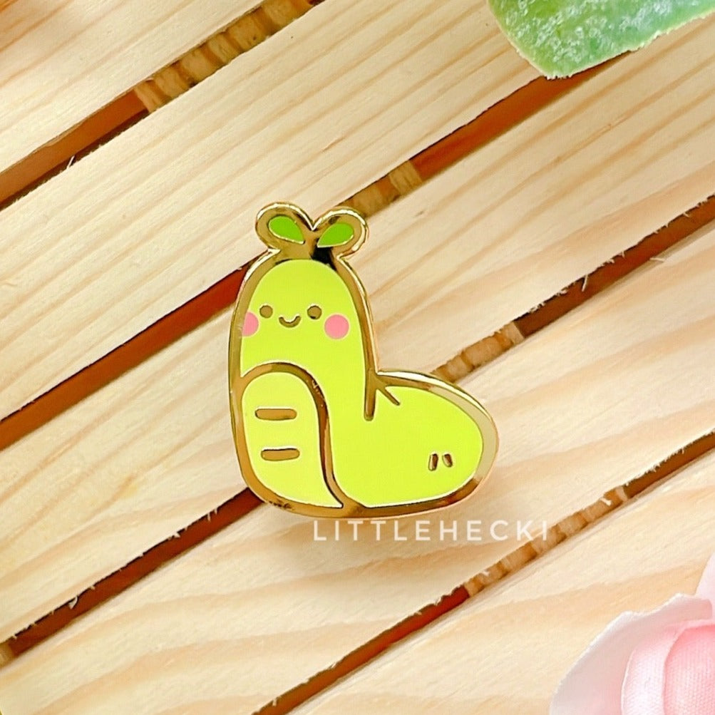 Wormy Boi Enamel Pin