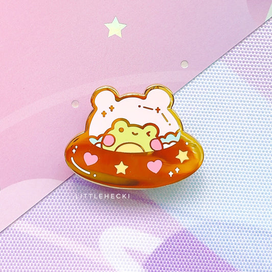 Lionel the Frog Enamel Pin
