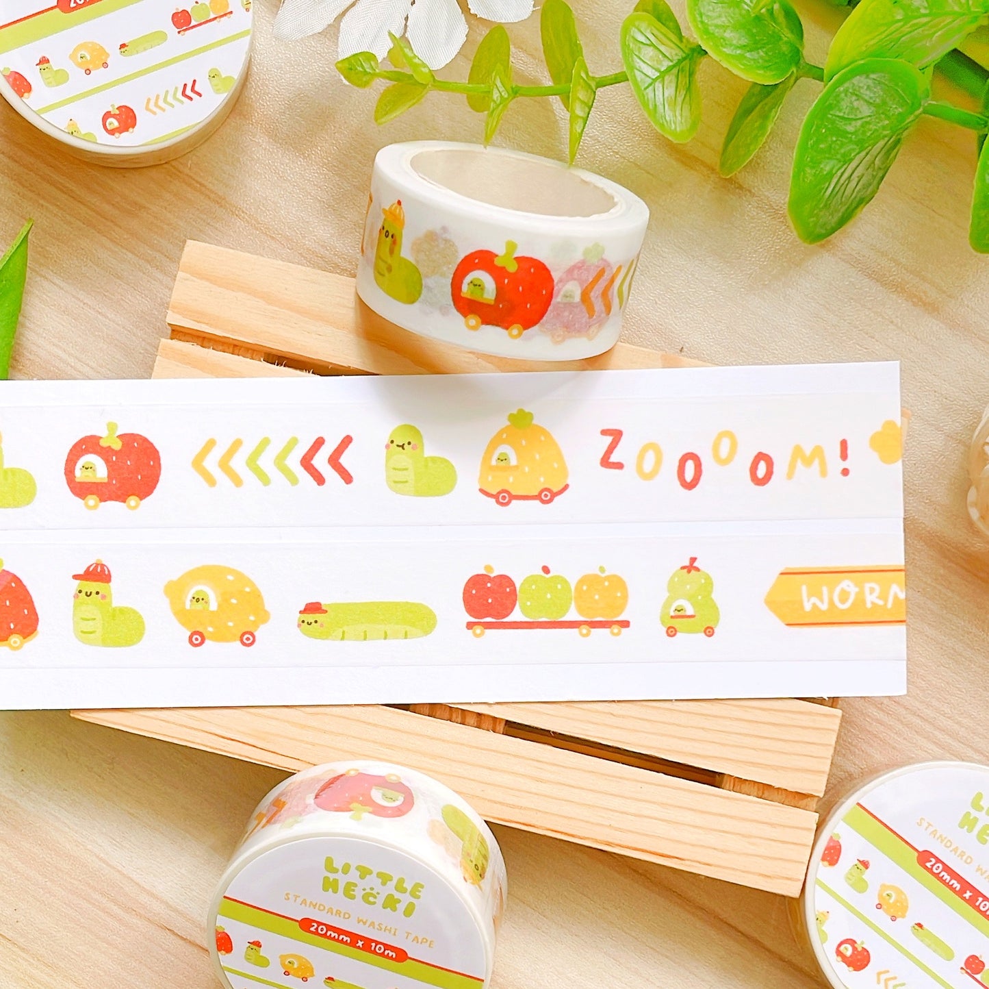 Wormy Boi Washi Tape