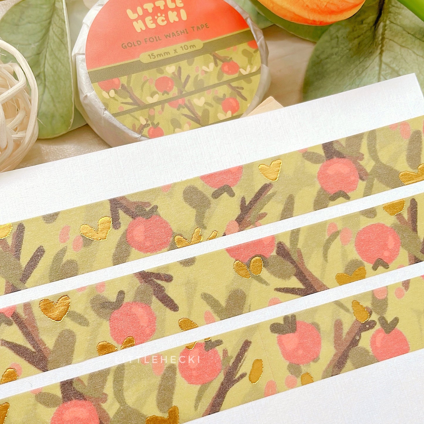 Fall Fruits Foil Washi Tape