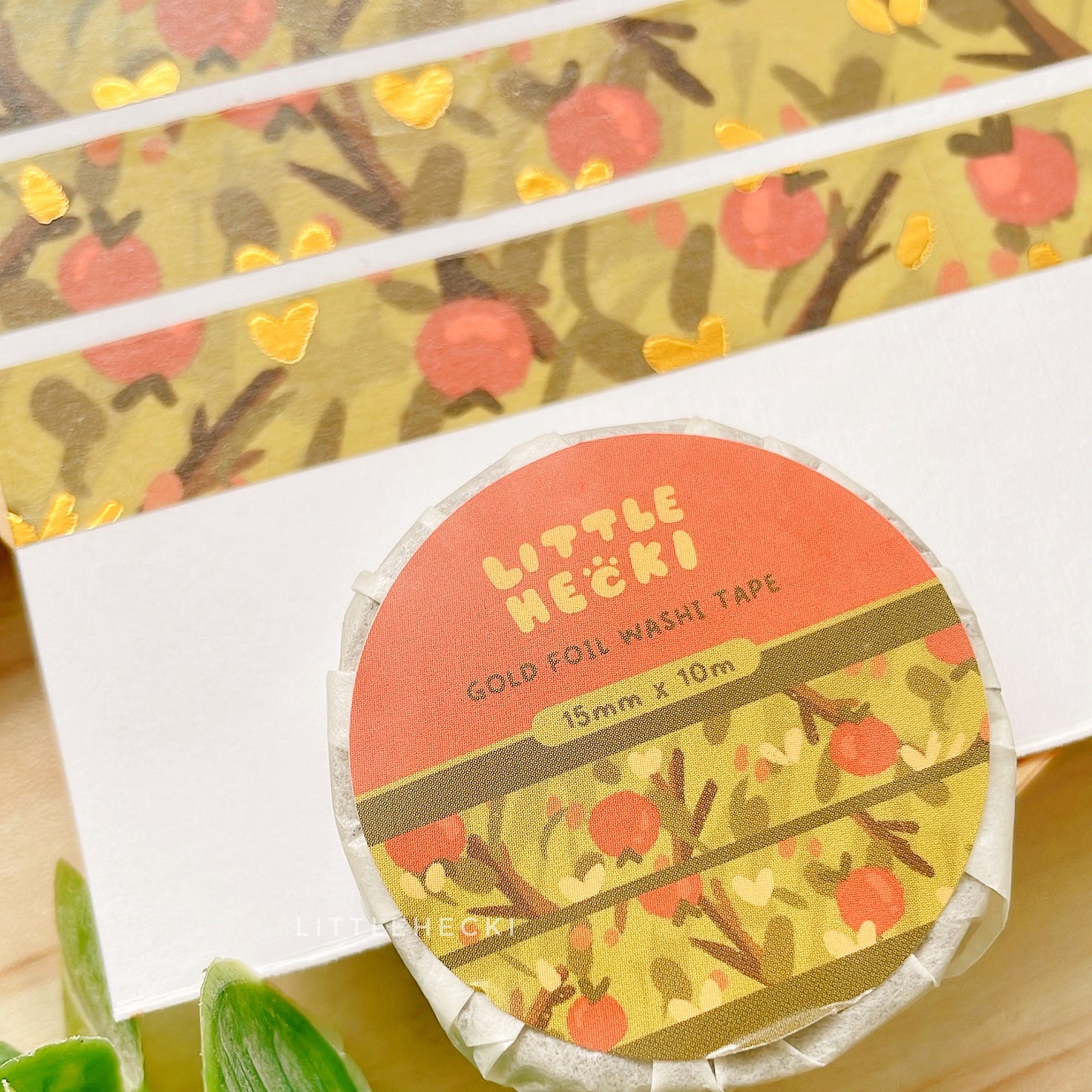 Fall Fruits Foil Washi Tape