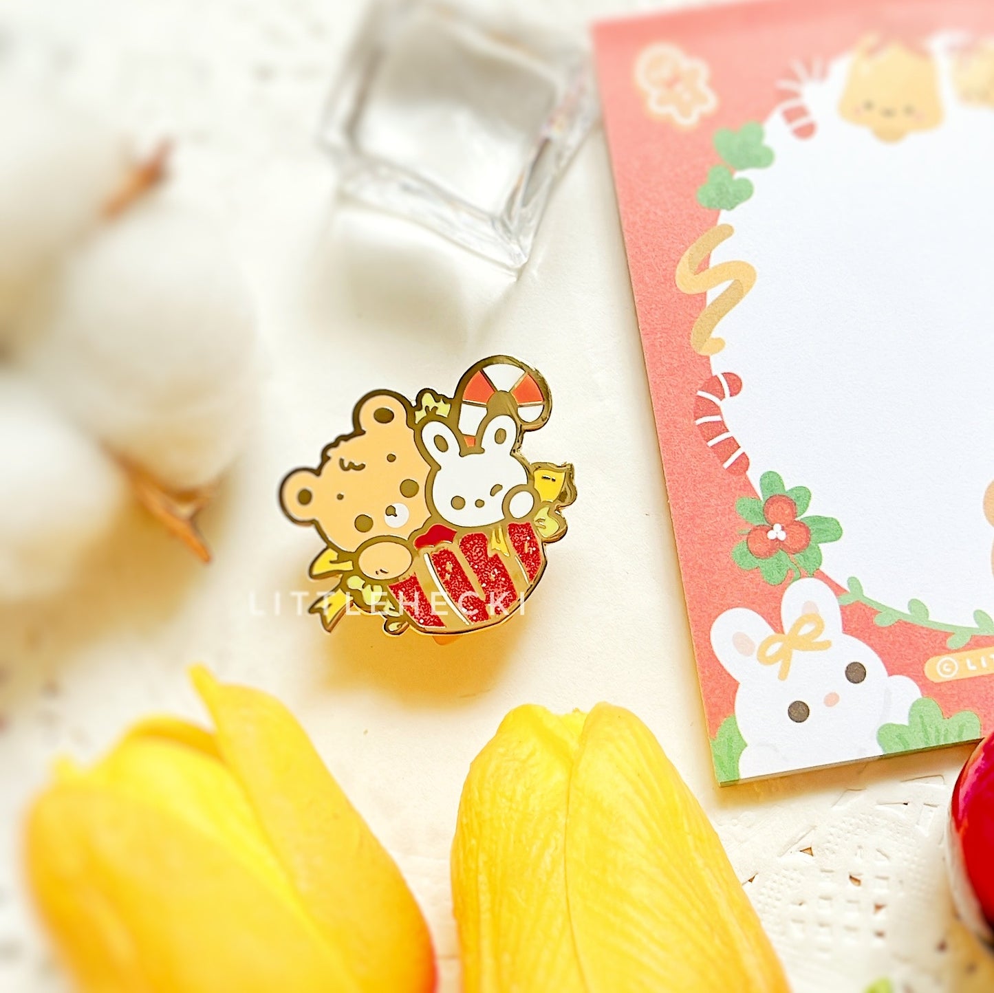 Festive Gift Enamel Pin