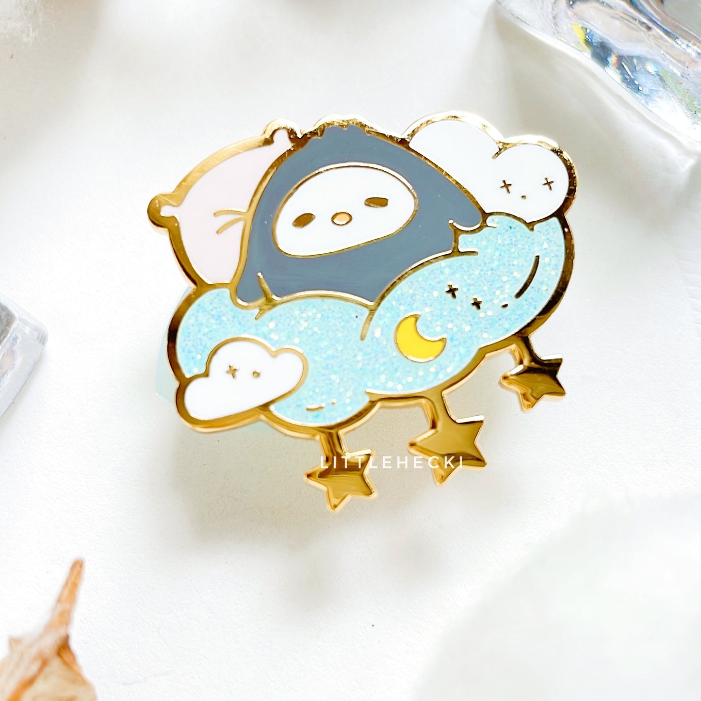 Goodnight Pan Pan Enamel Pin