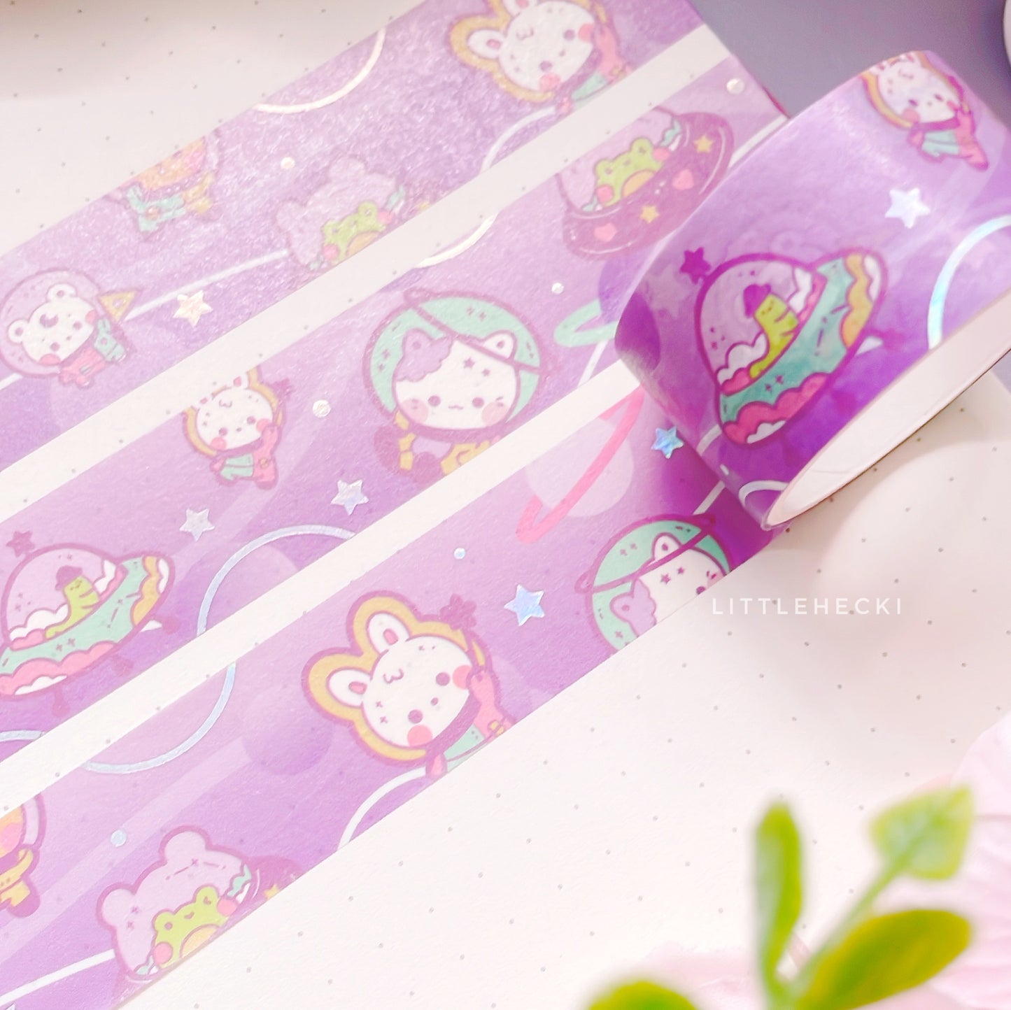 Space Buds Holo Foil Washi Tape