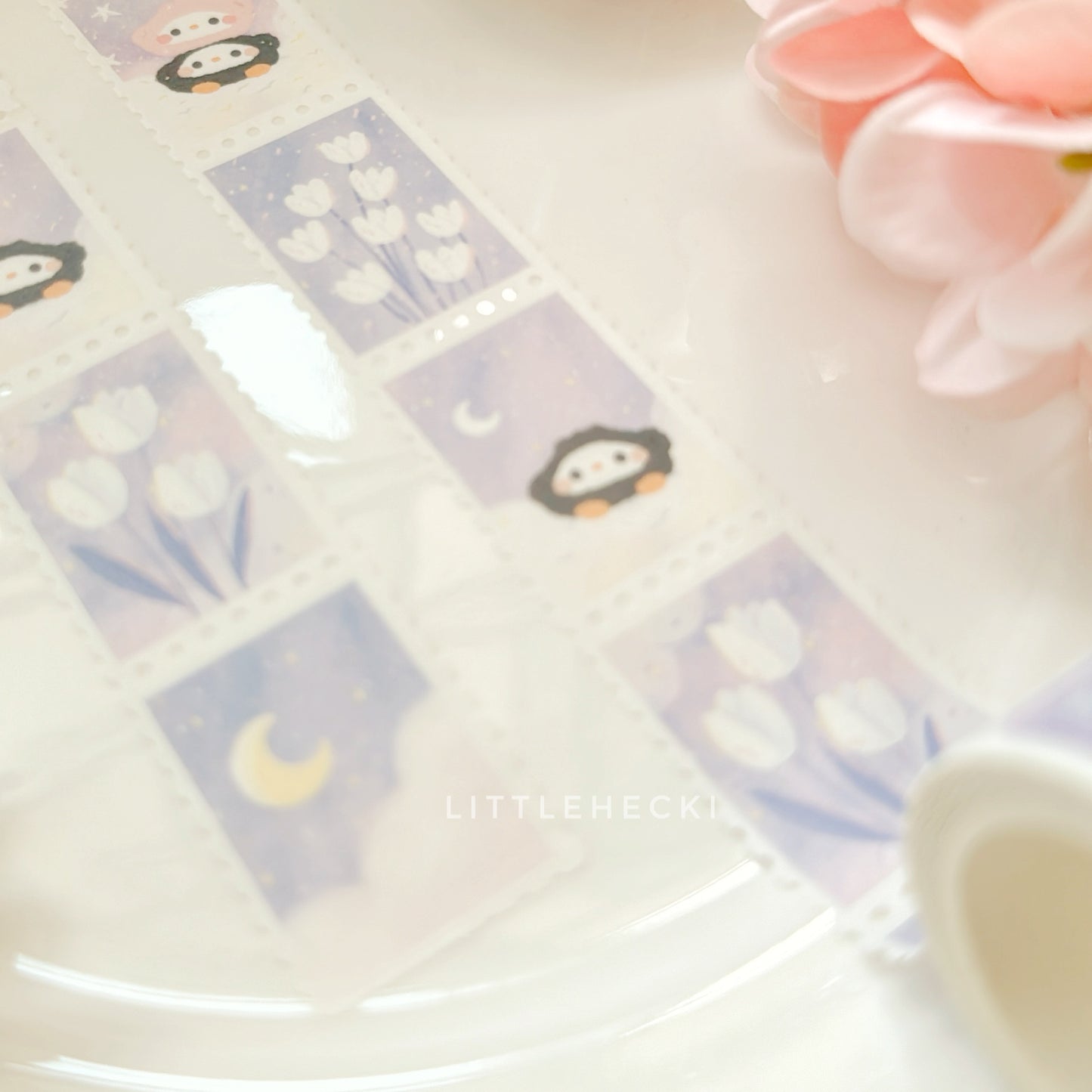 Midnight Florals Stamp Washi Tape