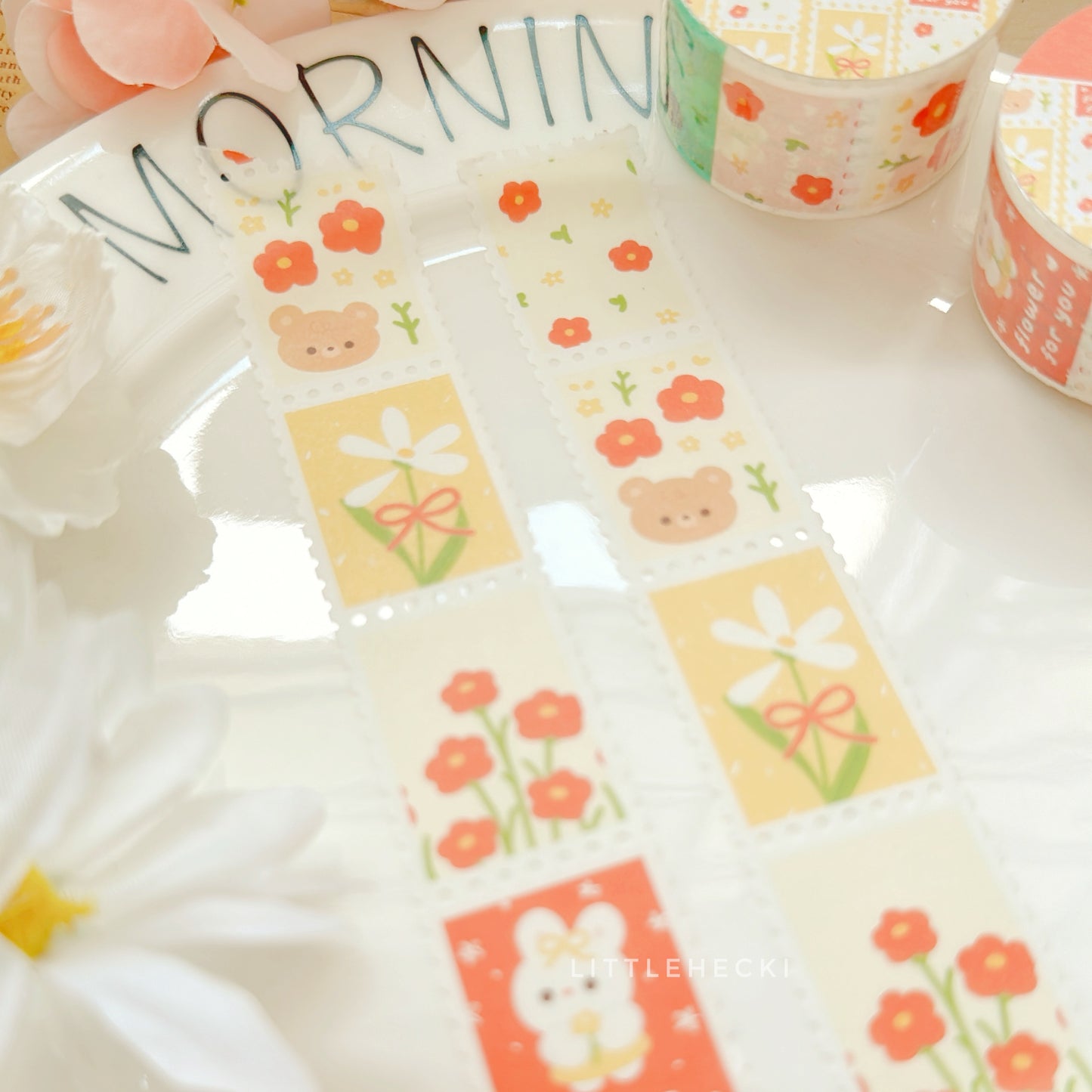 Flower For You Stamp Washi Tape