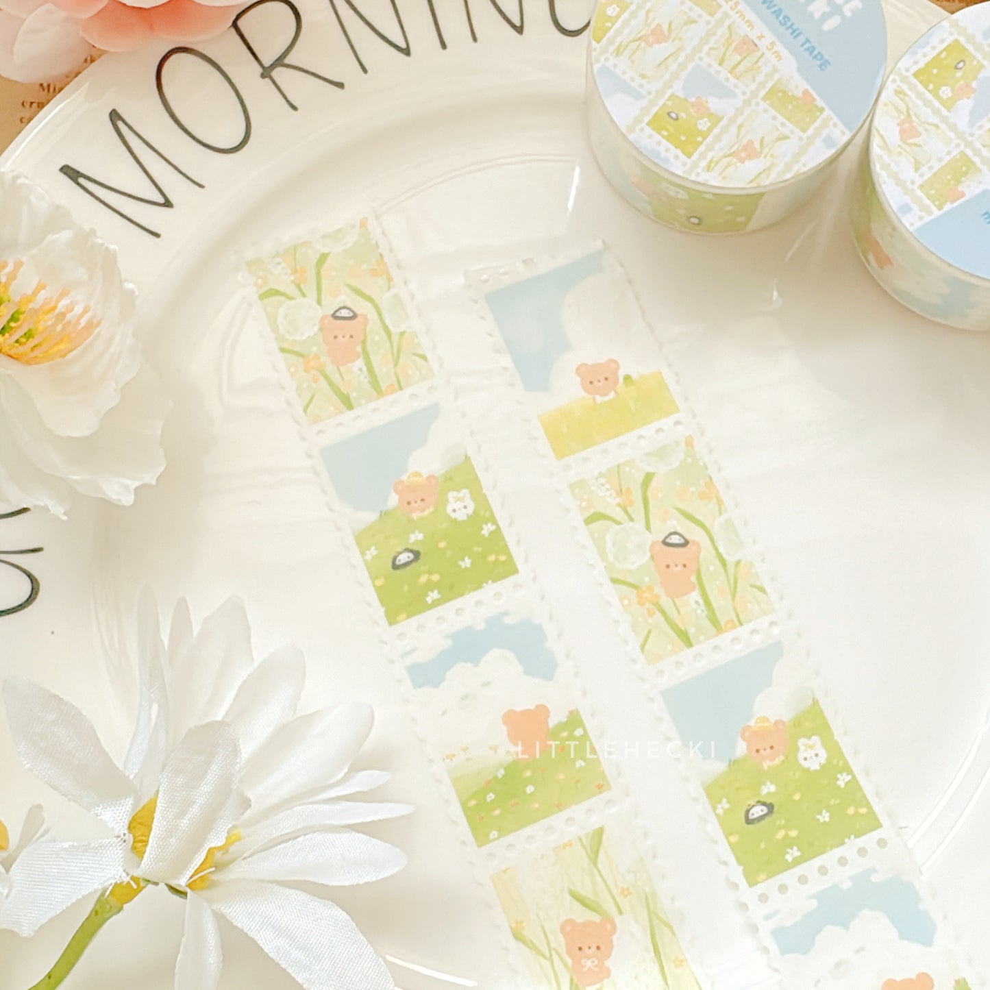 Clear Day Beary Stamp Washi Tape