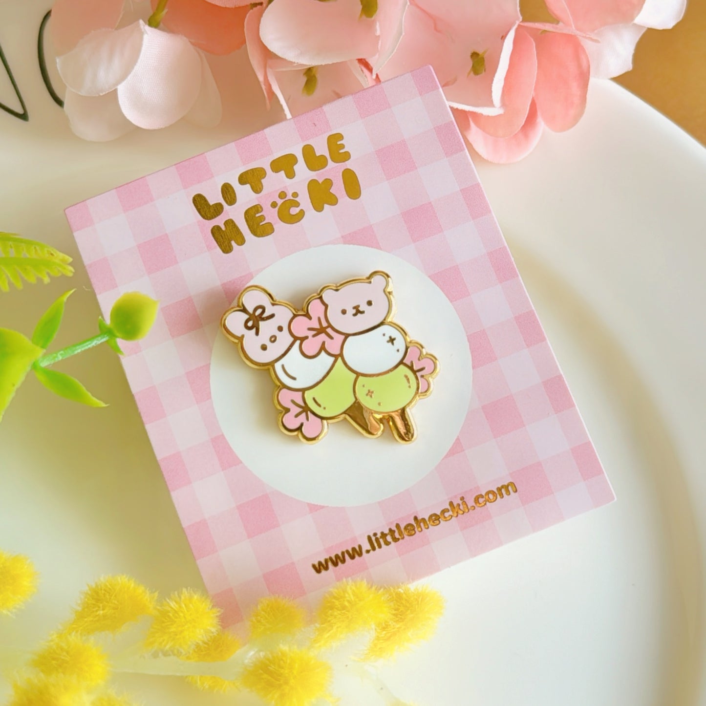 A Dango Duo Enamel Pin