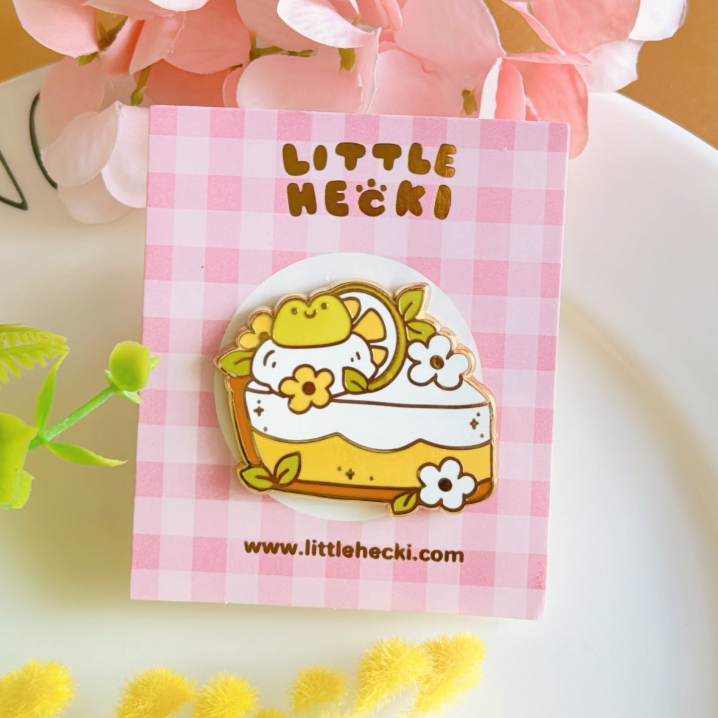 Froggo’s Lemon Tart Enamel Pin