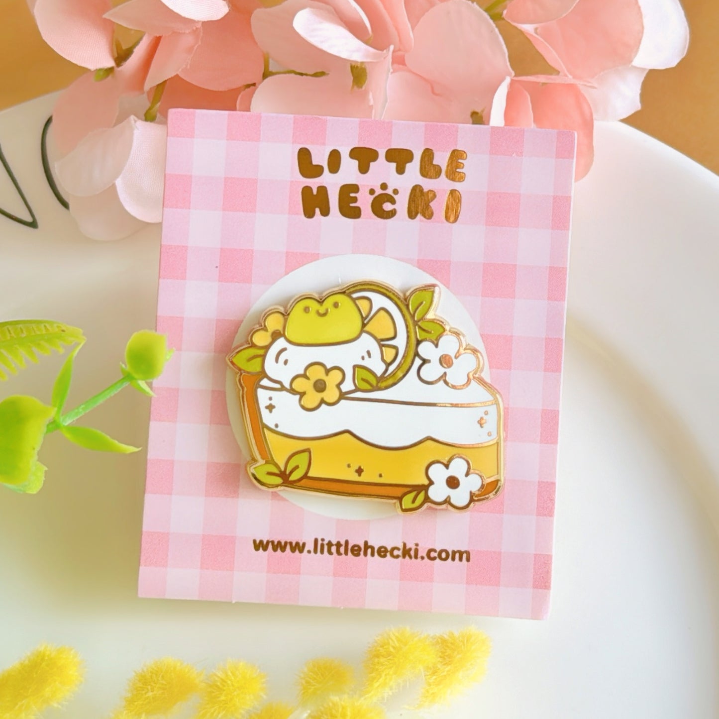 Froggo’s Lemon Tart Enamel Pin