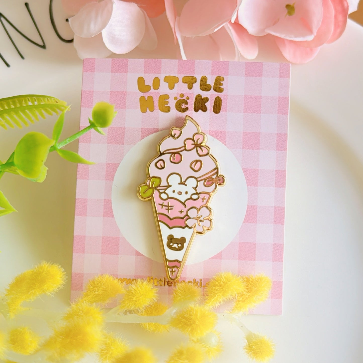 Bunny’s Creamy Soft Serve Enamel Pin