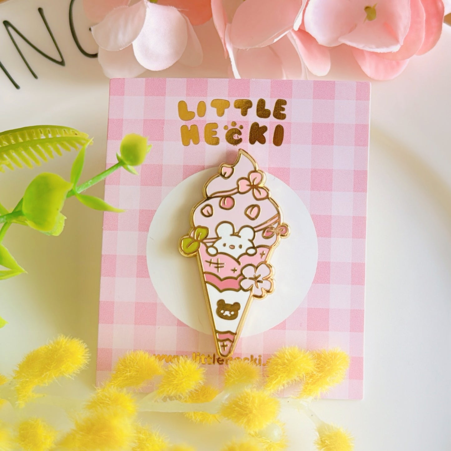 Bunny’s Creamy Soft Serve Enamel Pin