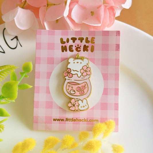 Sakura Cream Ade Enamel Pin