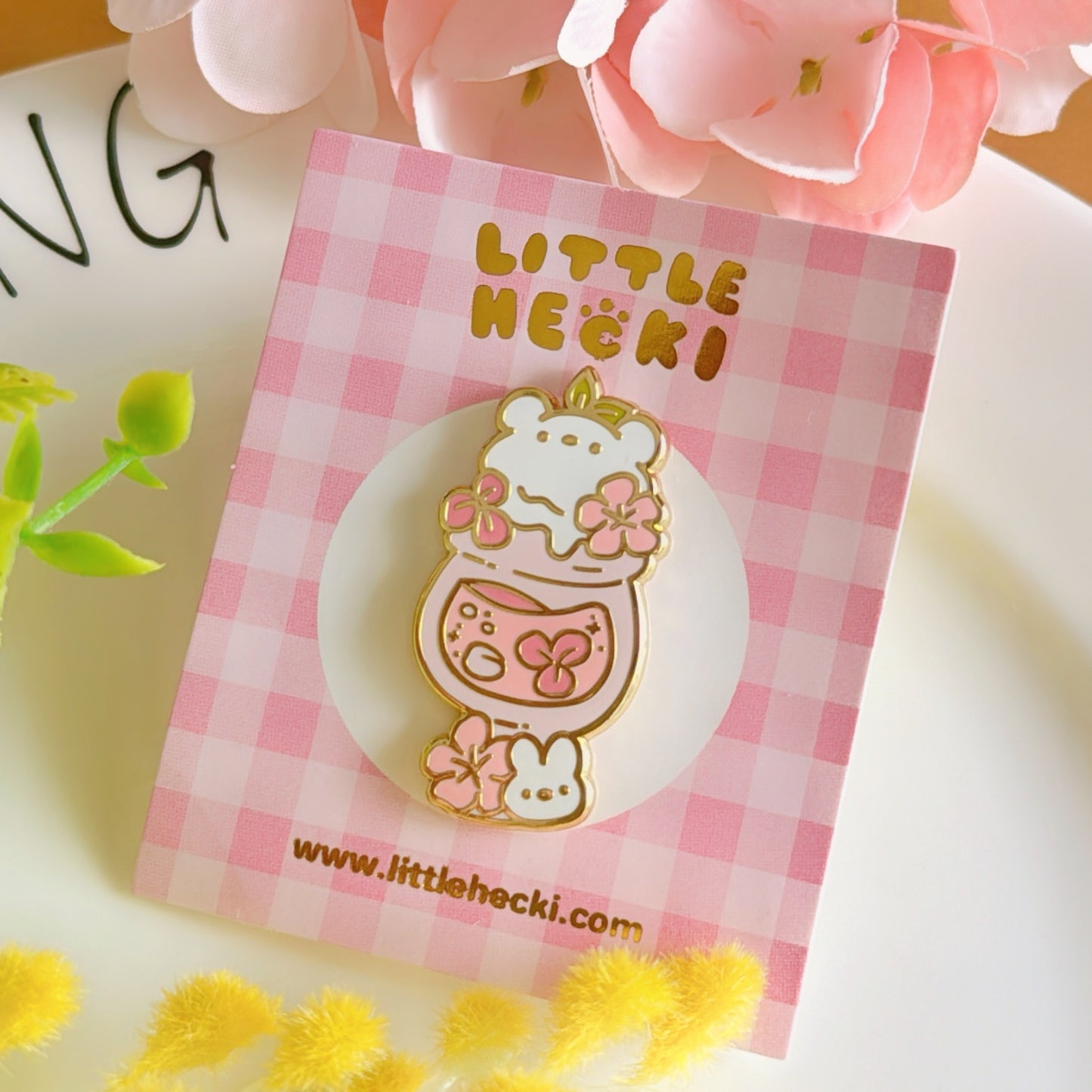 Sakura Cream Ade Enamel Pin