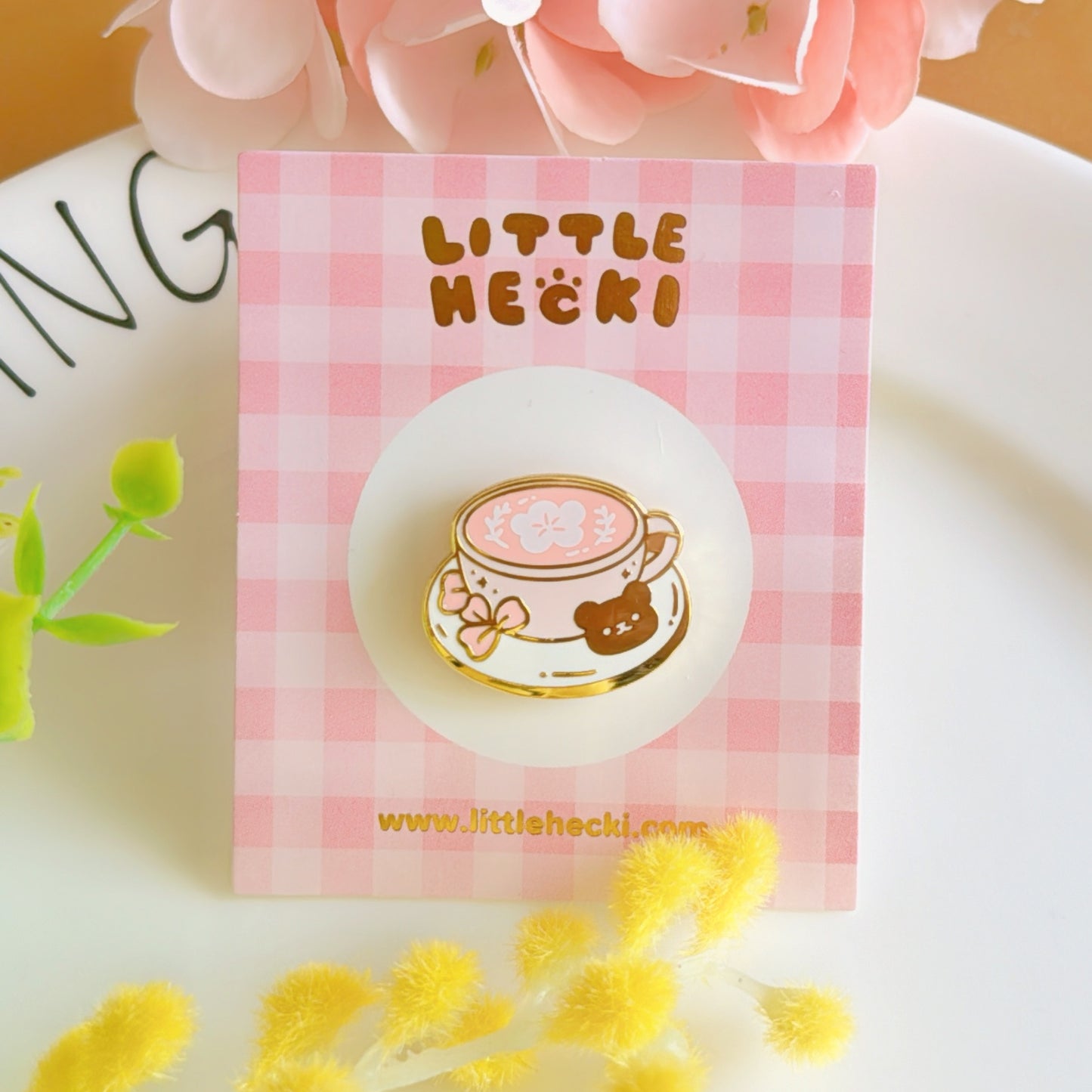 Sakura Latte Mini Enamel Pin