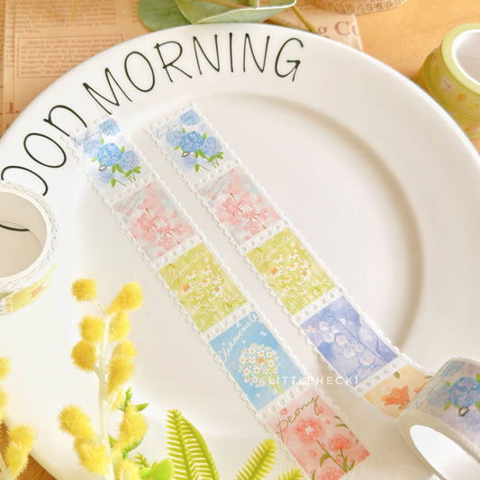 Flowers Stamp Washi Tape