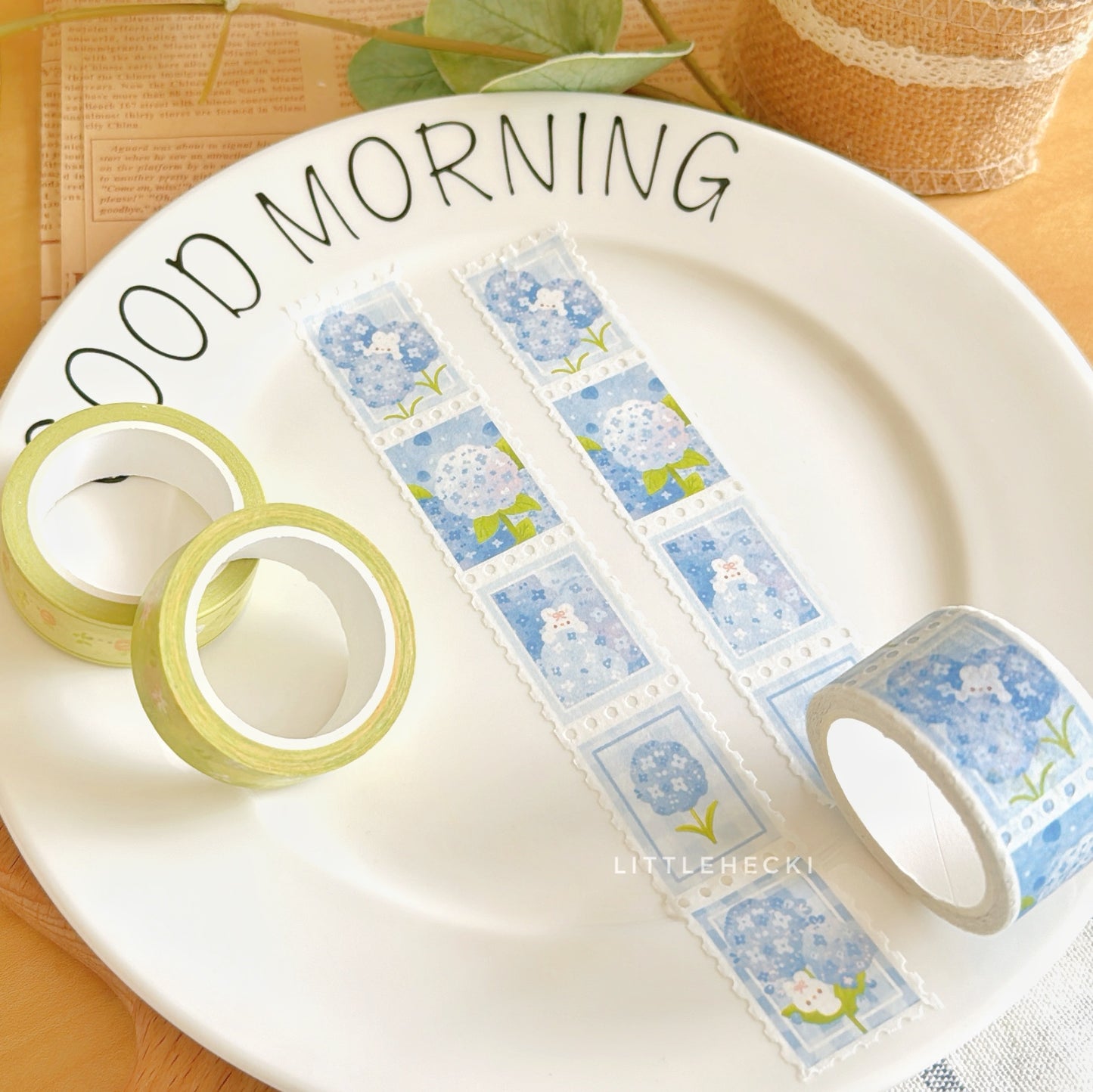 Hydrangeas Stamp Washi Tape